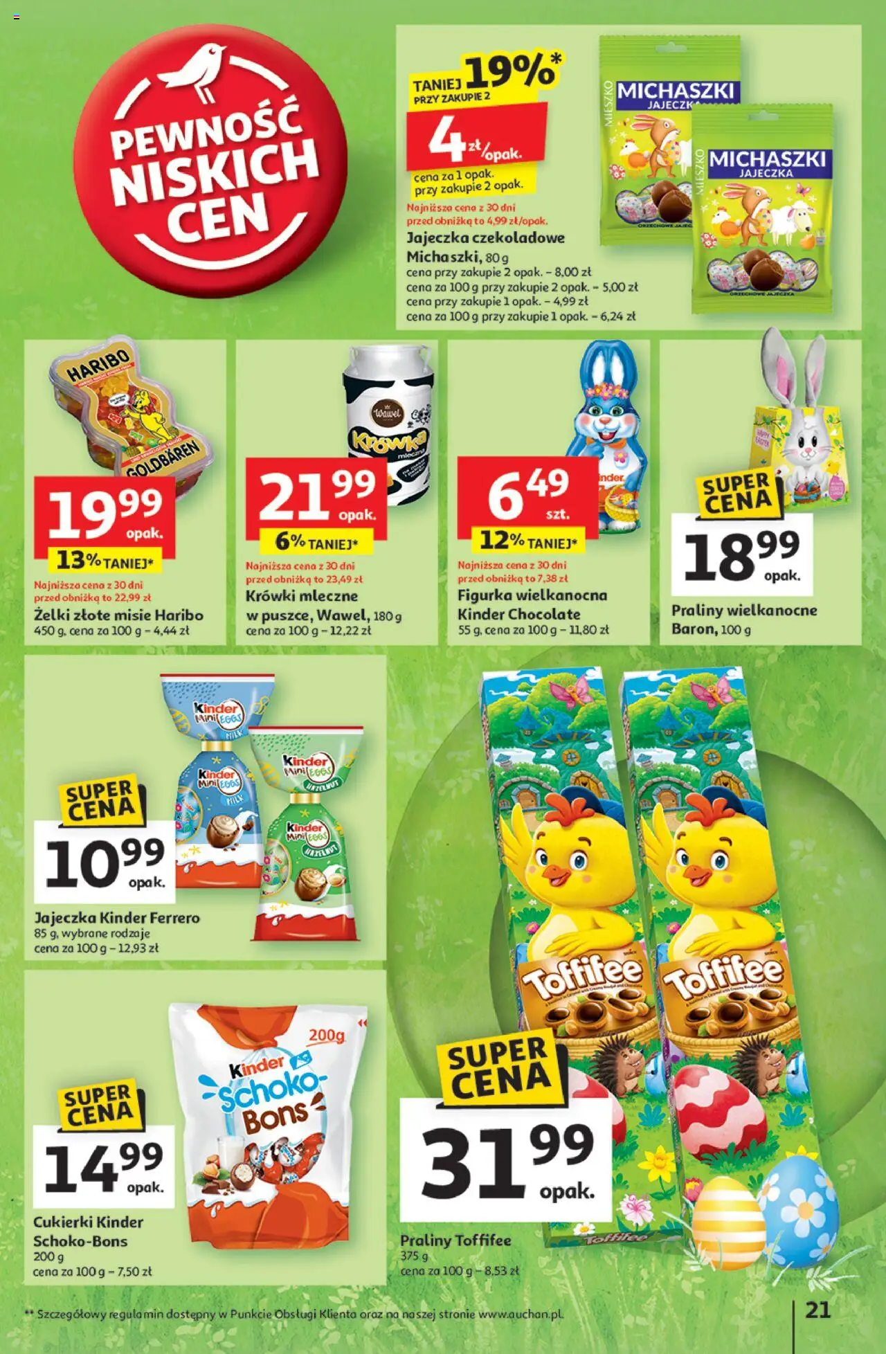 Auchan Wielka Moc Niskich Cen Hipermarket Gazetka ważna od 03.04.2025 do 09.04.2025 strona 23