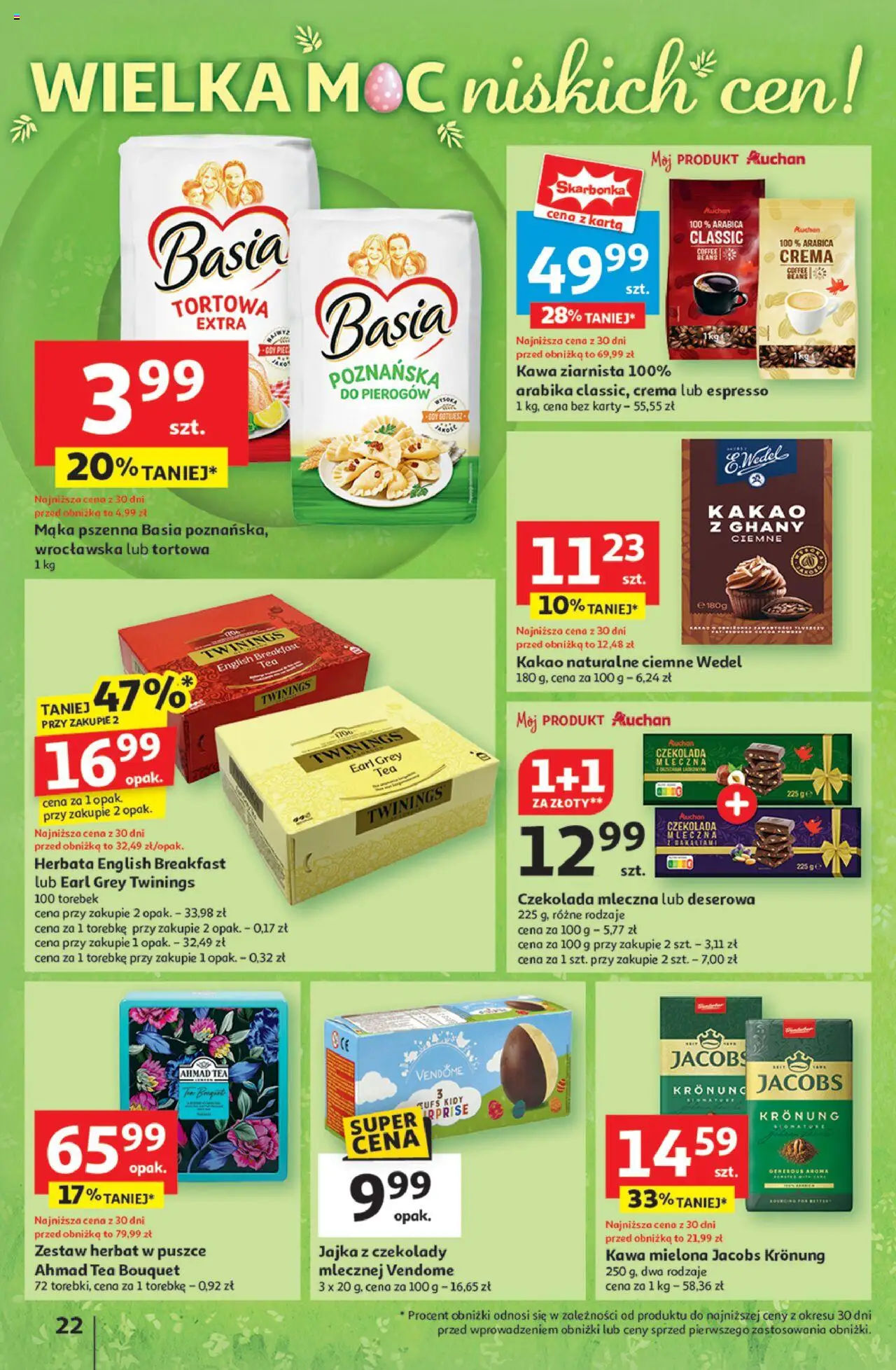 Auchan Wielka Moc Niskich Cen Hipermarket Gazetka ważna od 03.04.2025 do 09.04.2025 strona 24