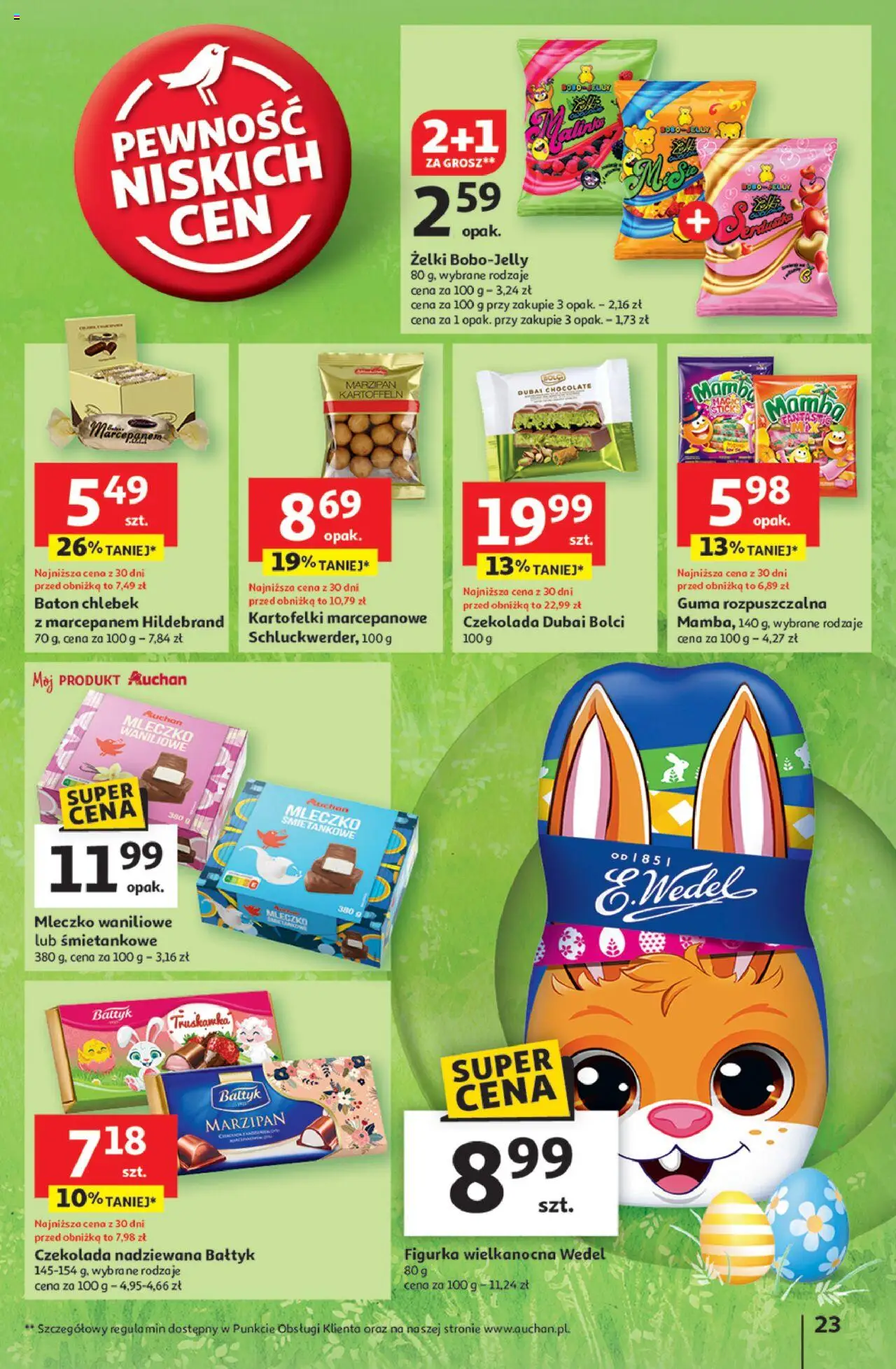 Auchan Wielka Moc Niskich Cen Hipermarket Gazetka ważna od 03.04.2025 do 09.04.2025 strona 25