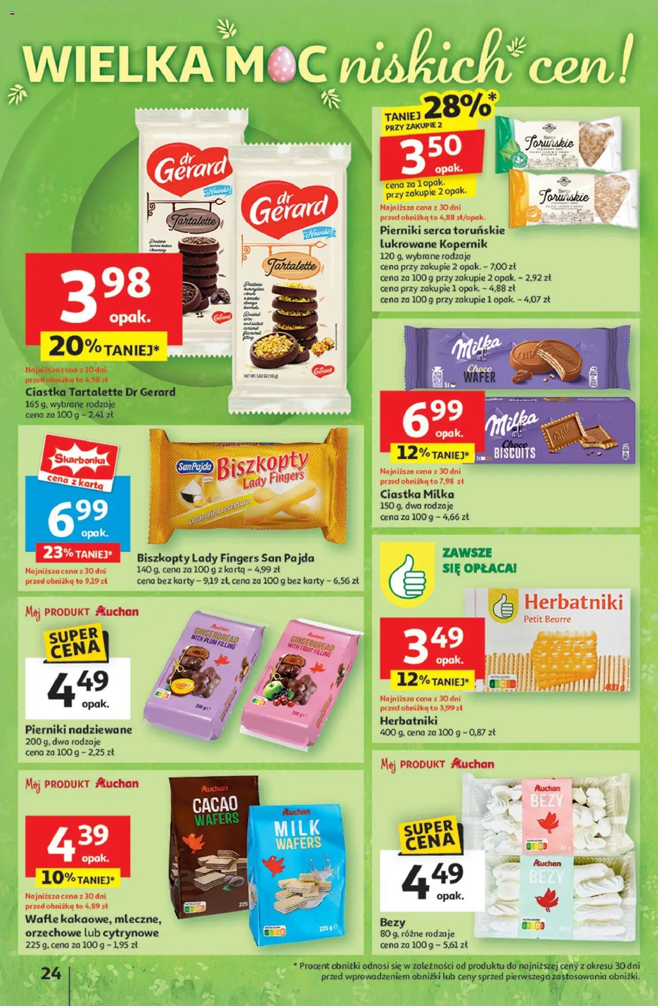 Auchan Wielka Moc Niskich Cen Hipermarket Gazetka ważna od 03.04.2025 do 09.04.2025 strona 26
