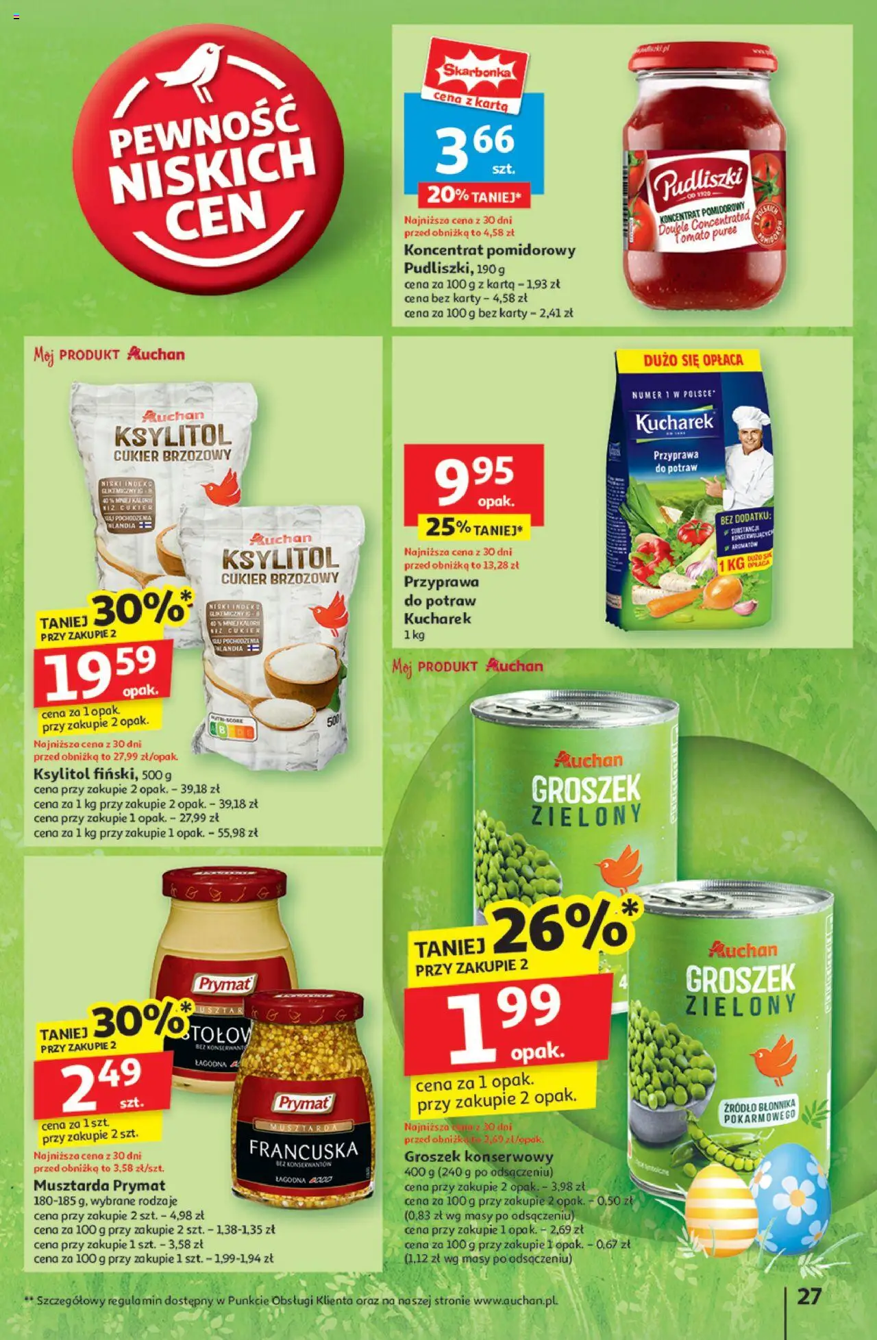 Auchan Wielka Moc Niskich Cen Hipermarket Gazetka ważna od 03.04.2025 do 09.04.2025 strona 29