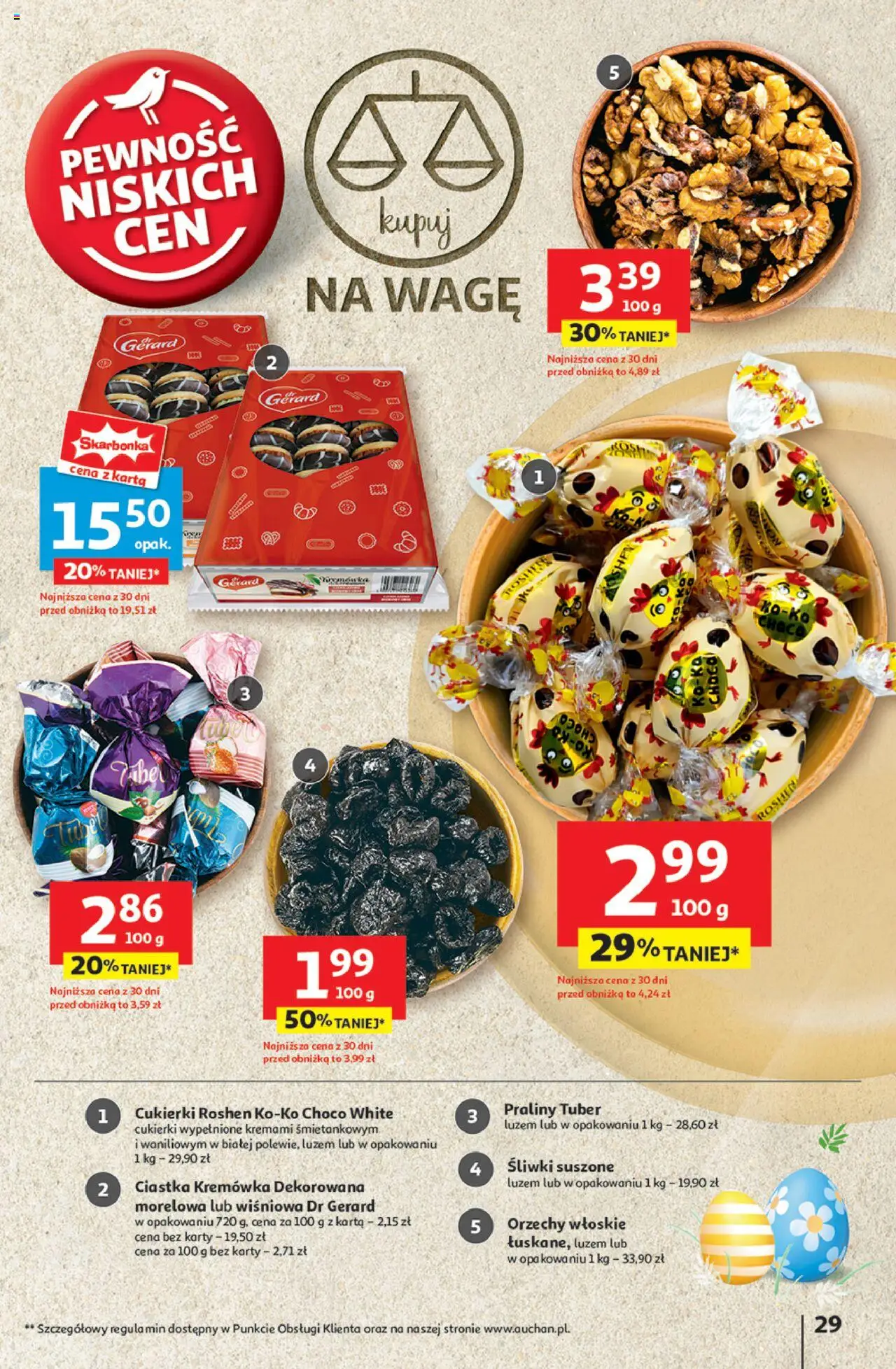 Auchan Wielka Moc Niskich Cen Hipermarket Gazetka ważna od 03.04.2025 do 09.04.2025 strona 31