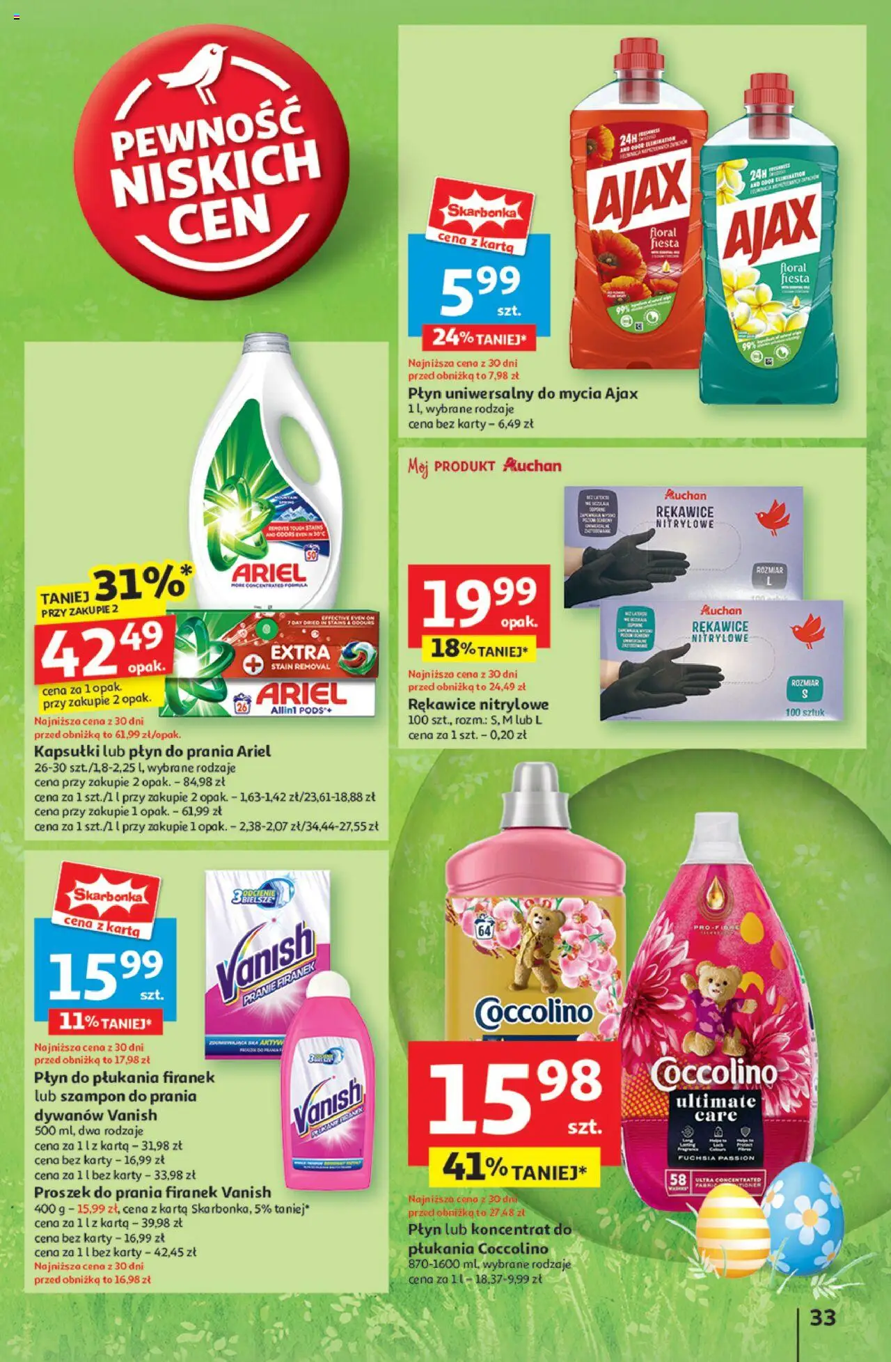 Auchan Wielka Moc Niskich Cen Hipermarket Gazetka ważna od 03.04.2025 do 09.04.2025 strona 35