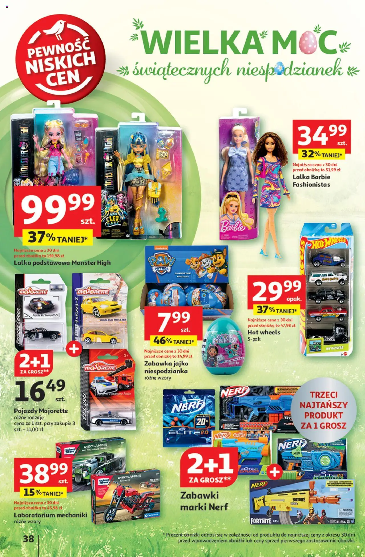 Auchan Wielka Moc Niskich Cen Hipermarket Gazetka ważna od 03.04.2025 do 09.04.2025 strona 42