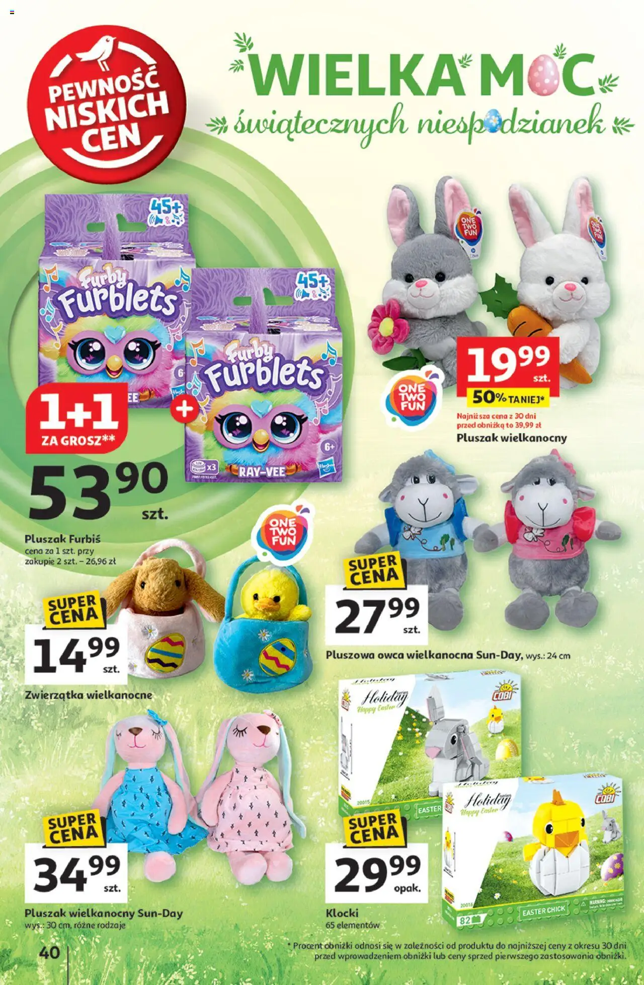 Auchan Wielka Moc Niskich Cen Hipermarket Gazetka ważna od 03.04.2025 do 09.04.2025 strona 44