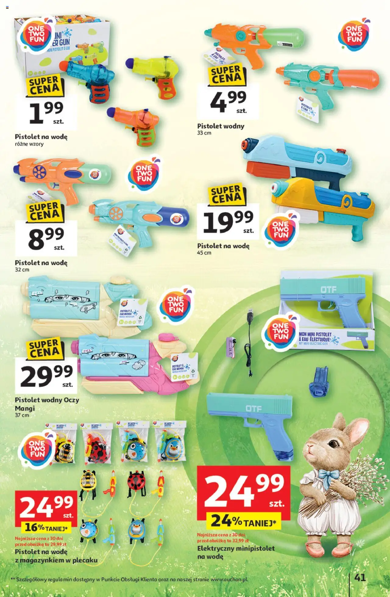 Auchan Wielka Moc Niskich Cen Hipermarket Gazetka ważna od 03.04.2025 do 09.04.2025 strona 45