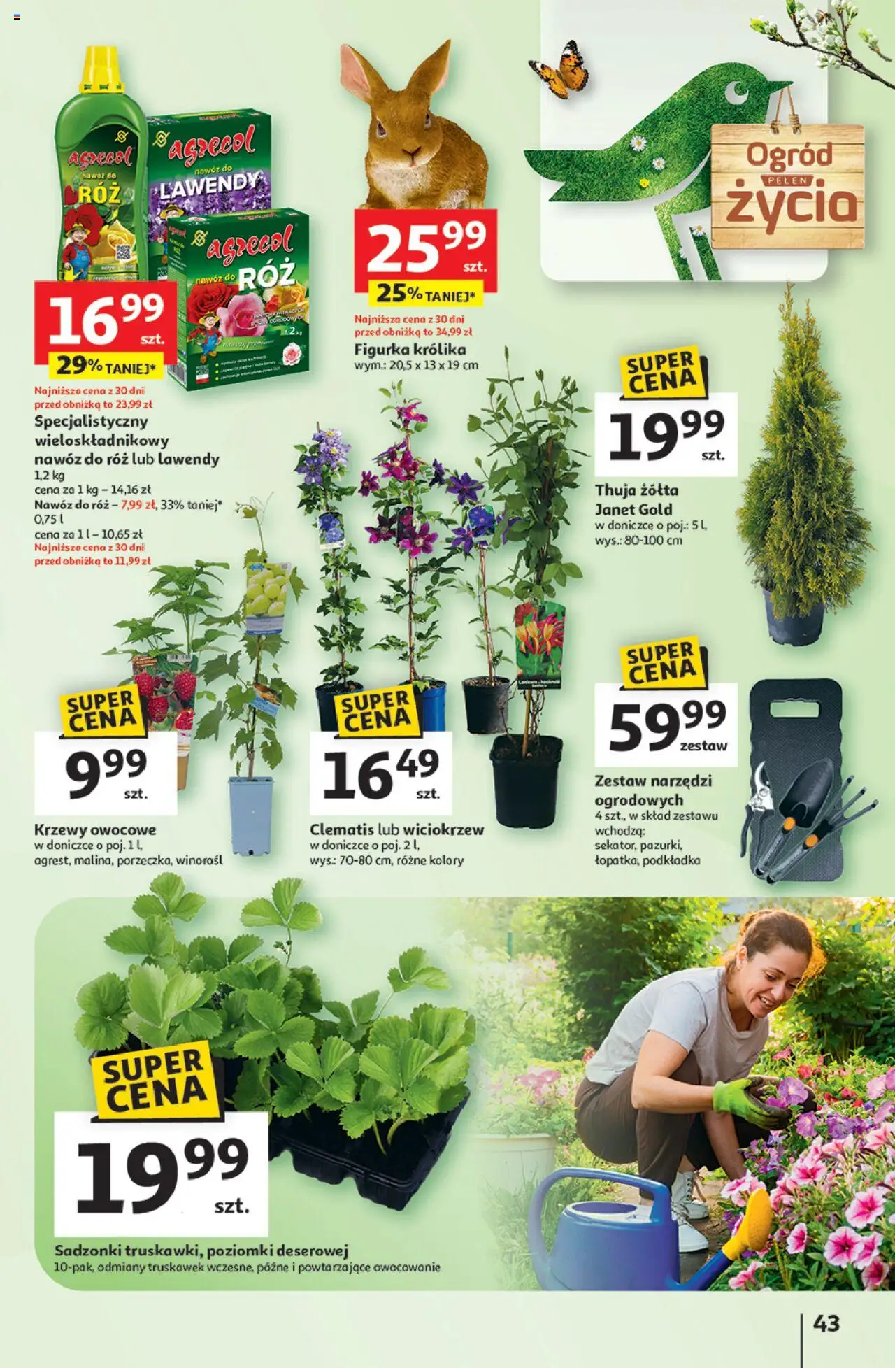 Auchan Wielka Moc Niskich Cen Hipermarket Gazetka ważna od 03.04.2025 do 09.04.2025 strona 47