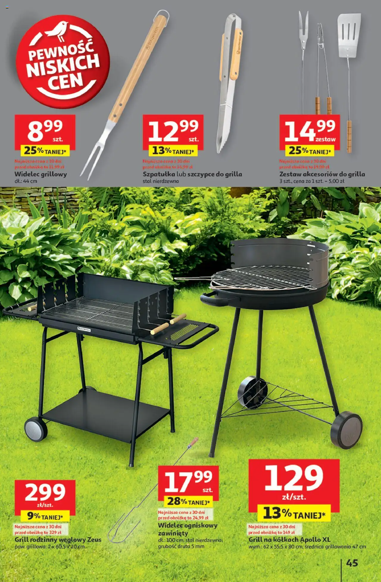Auchan Wielka Moc Niskich Cen Hipermarket Gazetka ważna od 03.04.2025 do 09.04.2025 strona 49
