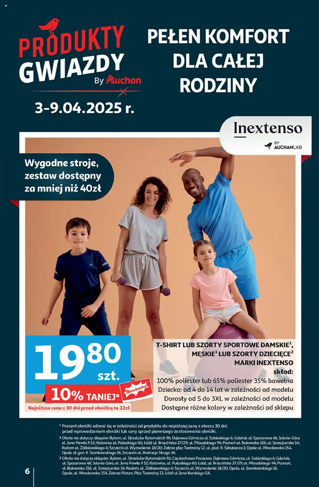 Auchan Wielka Moc Niskich Cen Hipermarket Gazetka ważna od 03.04.2025 do 09.04.2025 strona 6