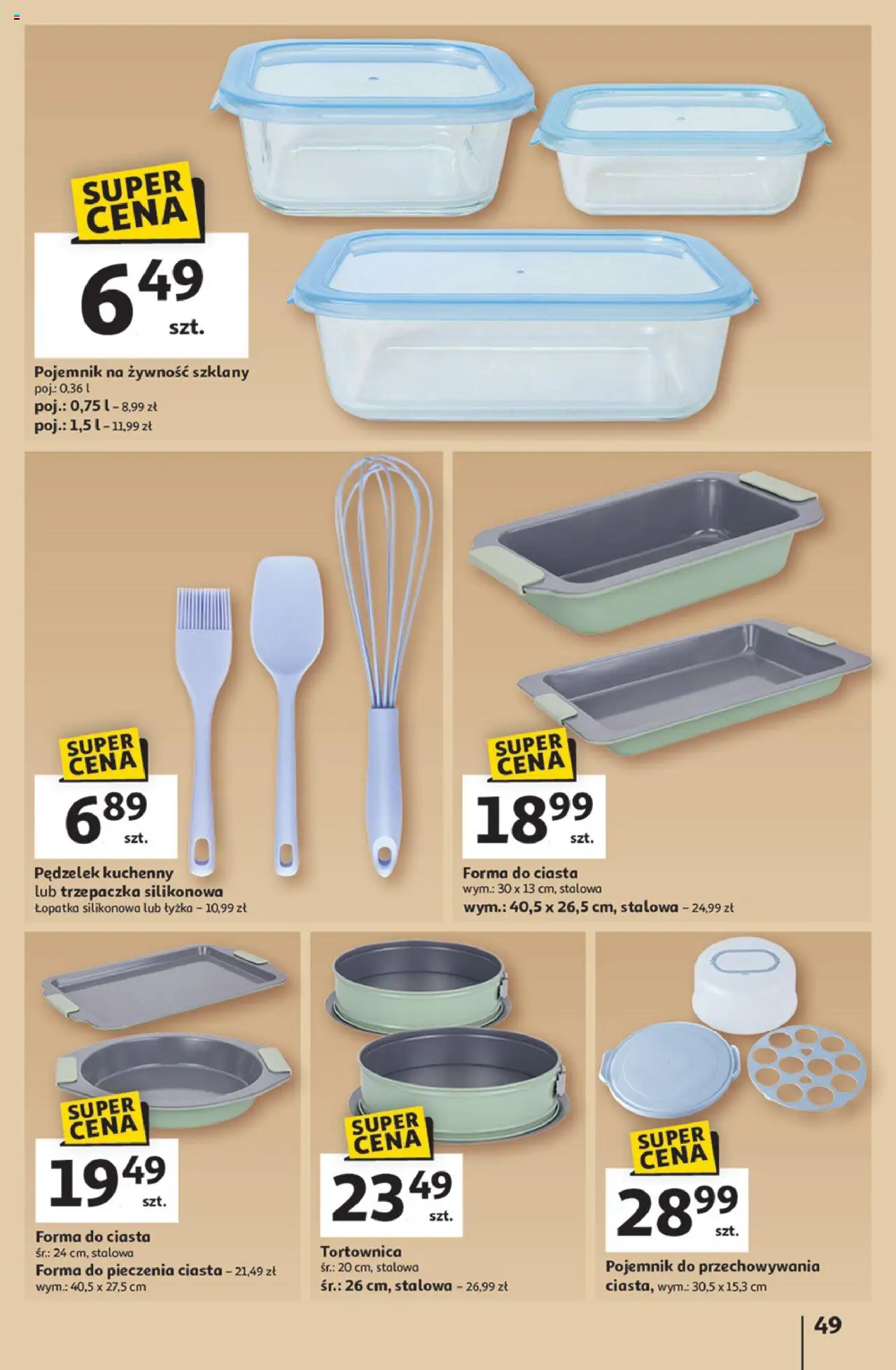 Auchan Wielka Moc Niskich Cen Hipermarket Gazetka ważna od 03.04.2025 do 09.04.2025 strona 53