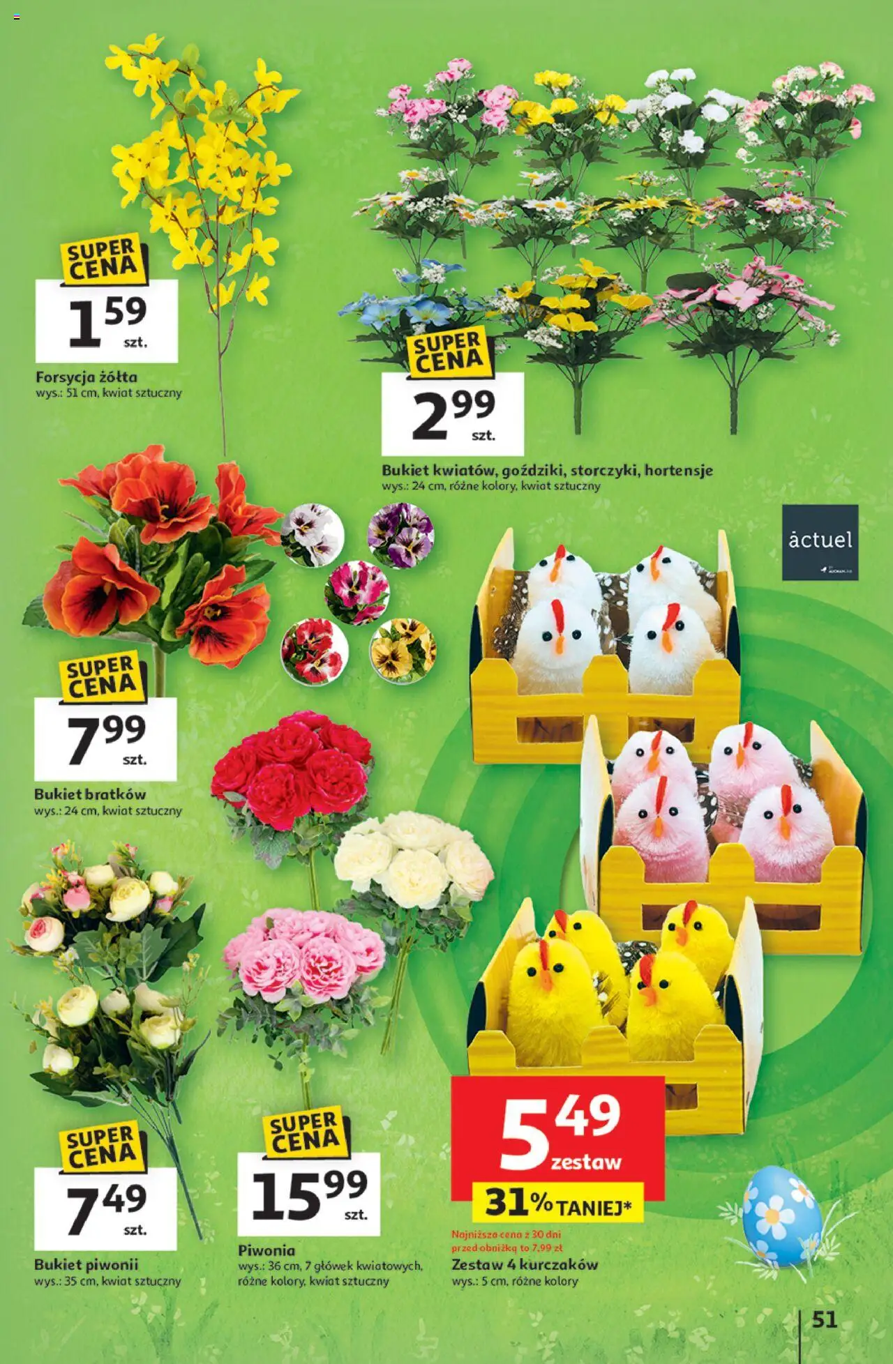 Auchan Wielka Moc Niskich Cen Hipermarket Gazetka ważna od 03.04.2025 do 09.04.2025 strona 55