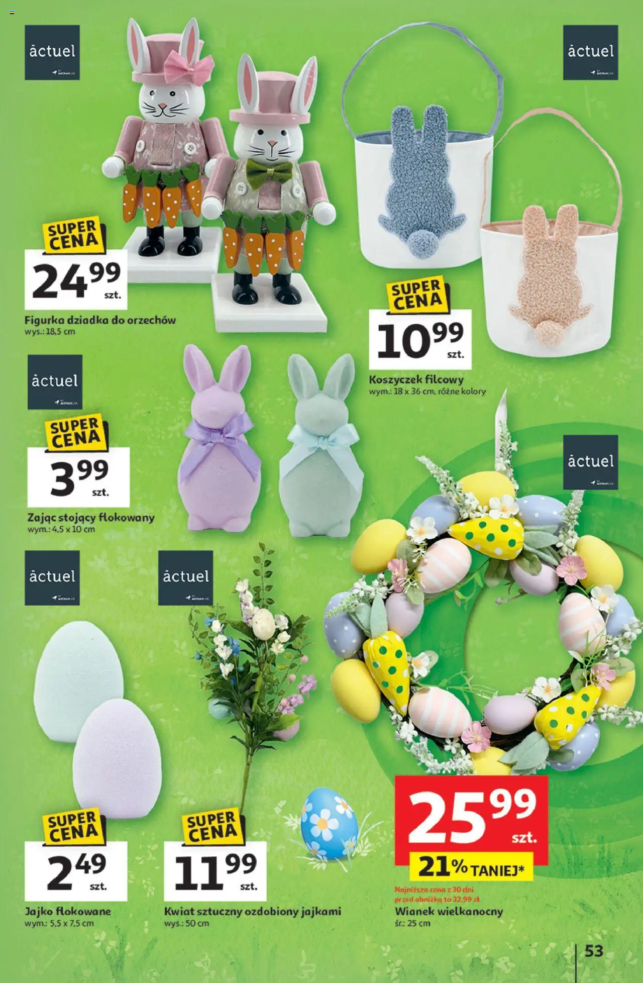 Auchan Wielka Moc Niskich Cen Hipermarket Gazetka ważna od 03.04.2025 do 09.04.2025 strona 57