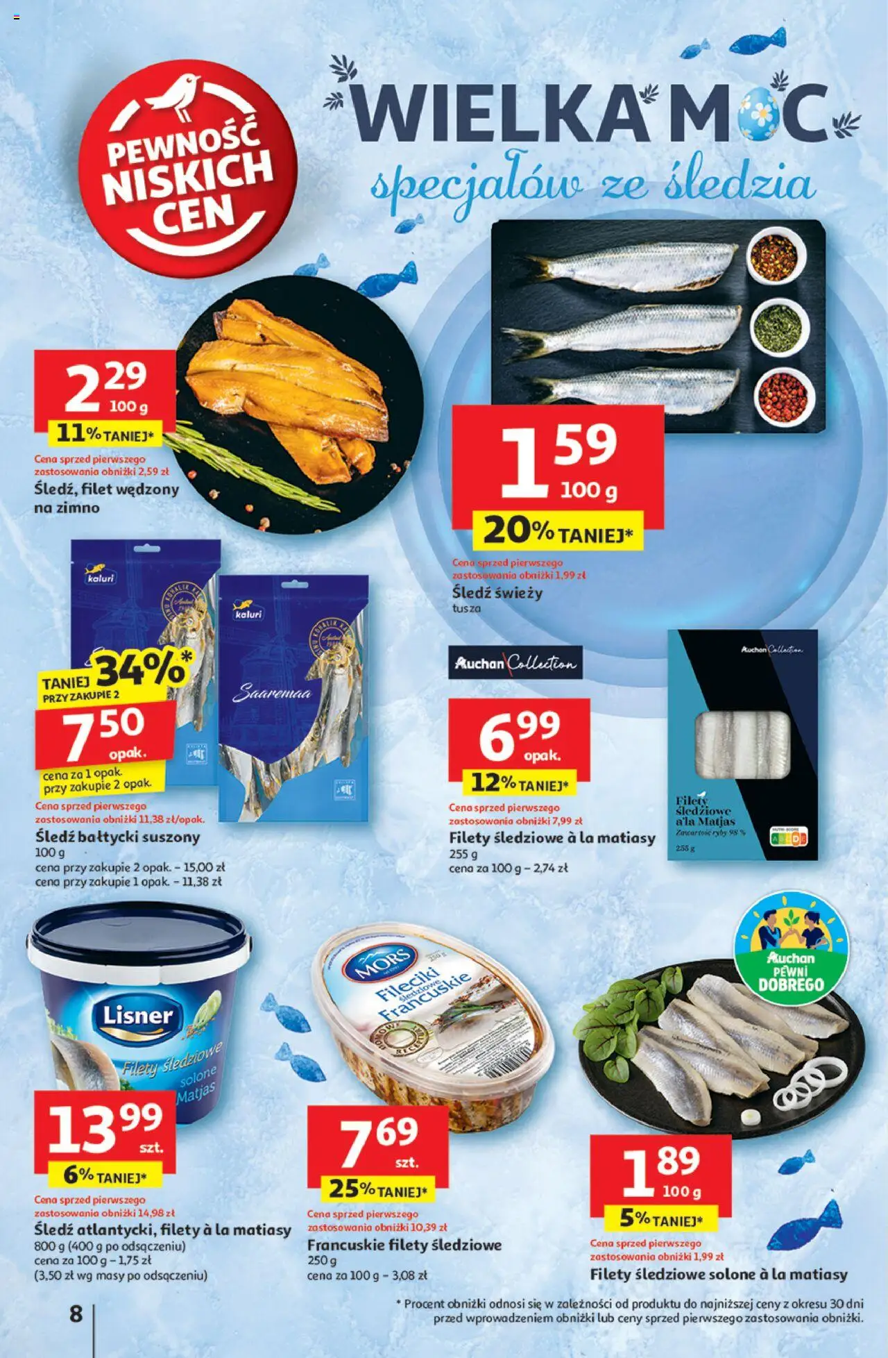 Auchan Wielka Moc Niskich Cen Hipermarket Gazetka ważna od 03.04.2025 do 09.04.2025 strona 10