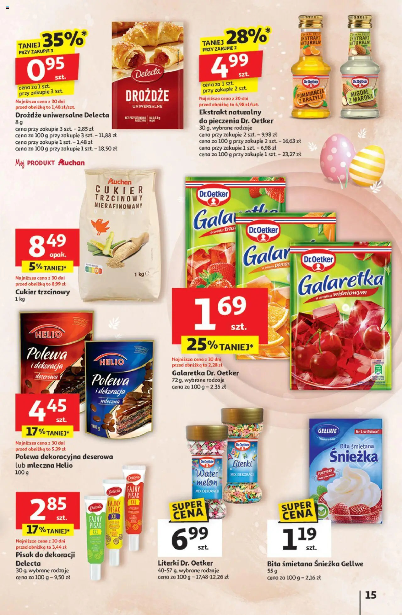 Auchan Wielka Moc Niskich Cen Hipermarket Gazetka ważna od 10.04.2025 do 19.04.2025 strona 17