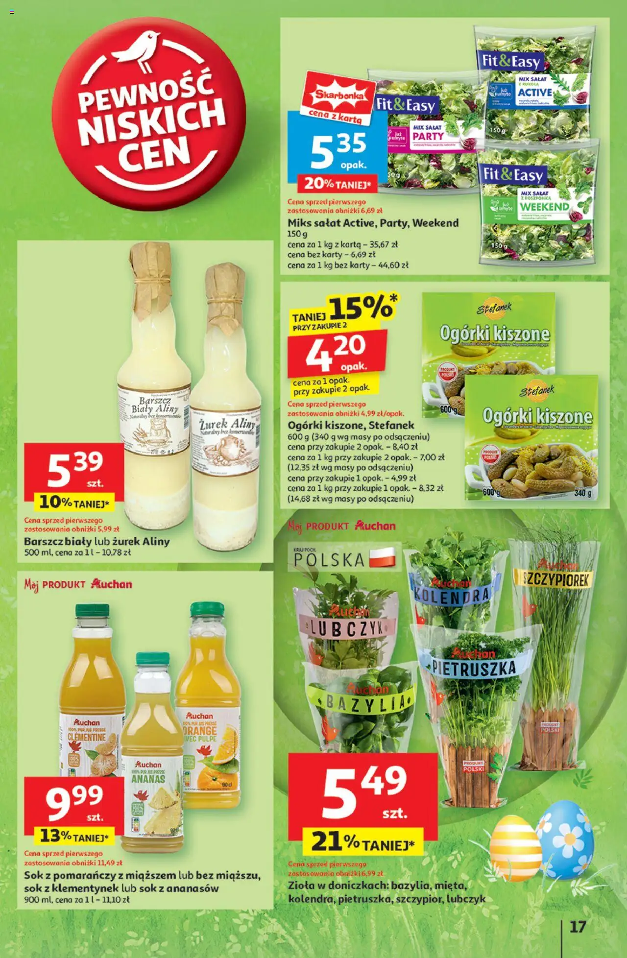 Auchan Wielka Moc Niskich Cen Hipermarket Gazetka ważna od 10.04.2025 do 19.04.2025 strona 19