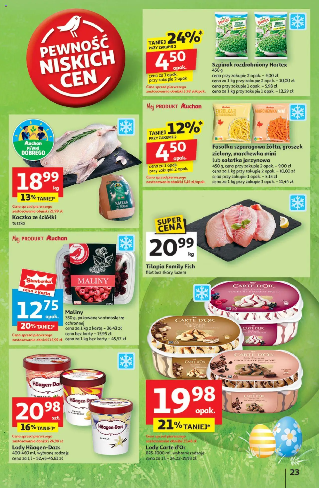 Auchan Wielka Moc Niskich Cen Hipermarket Gazetka ważna od 10.04.2025 do 19.04.2025 strona 25