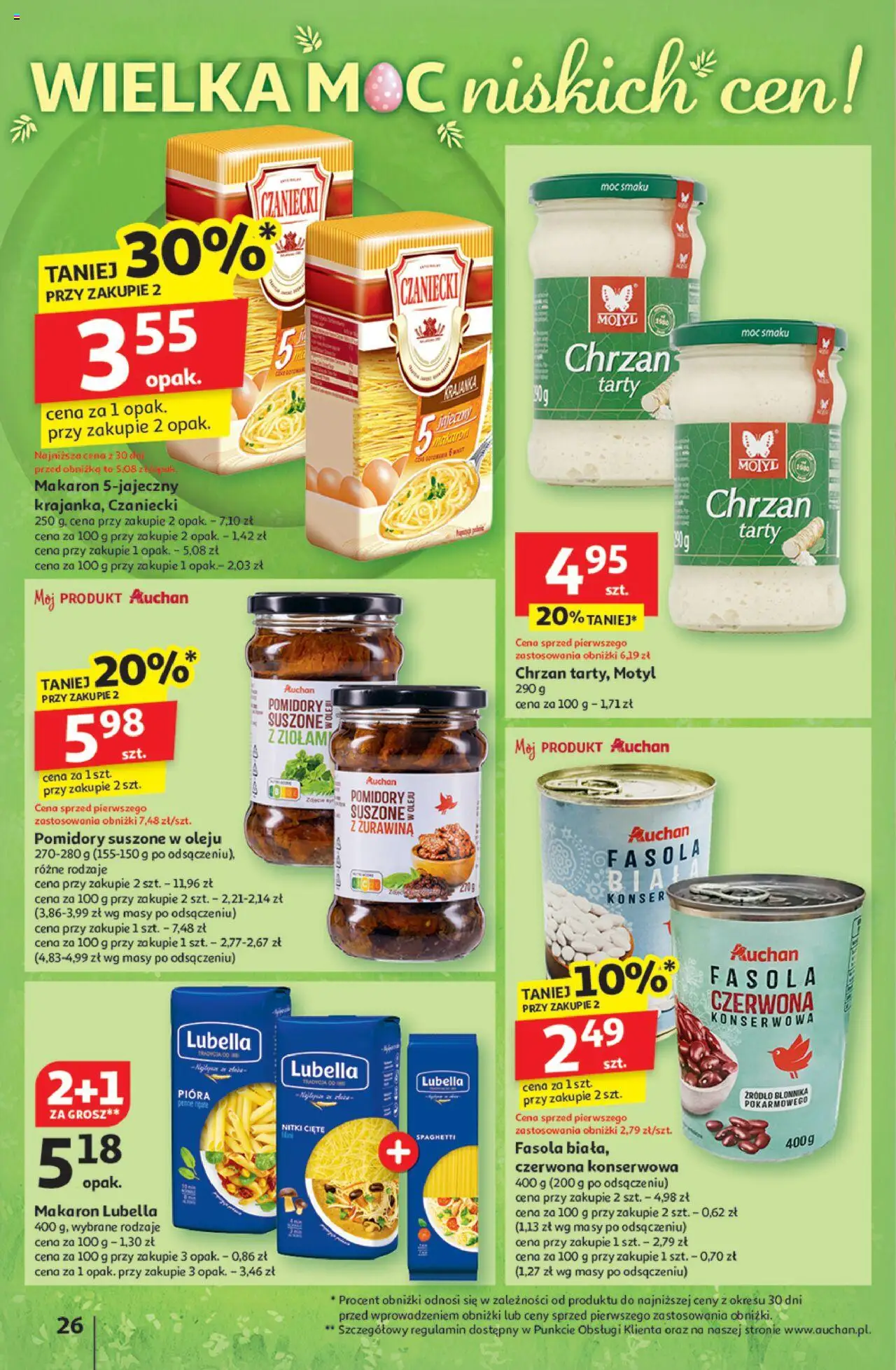 Auchan Wielka Moc Niskich Cen Hipermarket Gazetka ważna od 10.04.2025 do 19.04.2025 strona 28