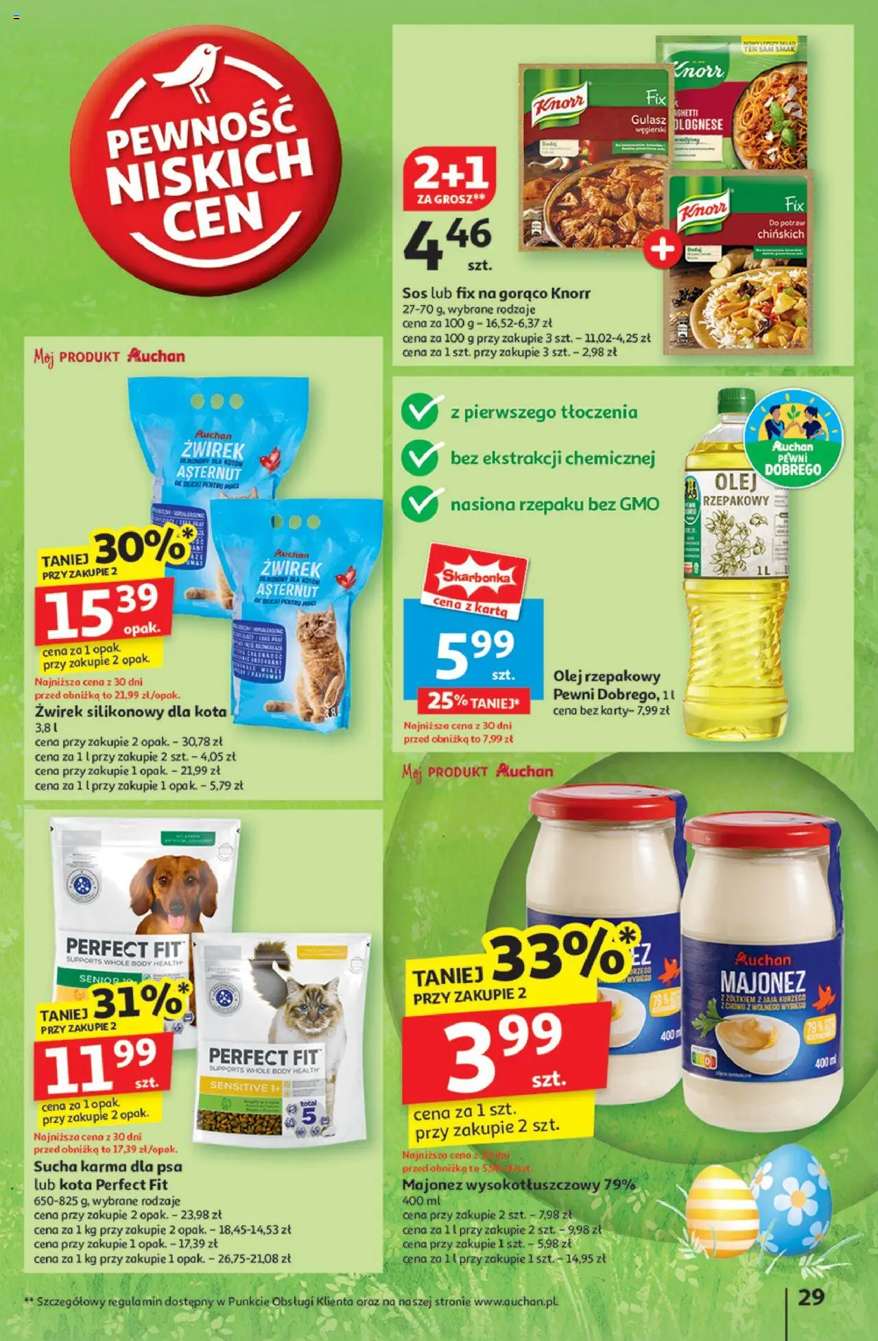 Auchan Wielka Moc Niskich Cen Hipermarket Gazetka ważna od 10.04.2025 do 19.04.2025 strona 31