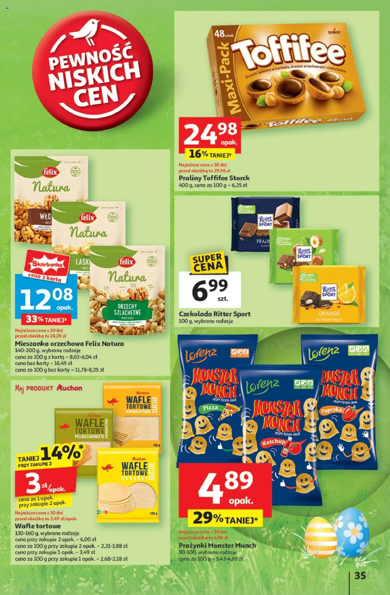 Auchan Wielka Moc Niskich Cen Hipermarket Gazetka ważna od 10.04.2025 do 19.04.2025 strona 37