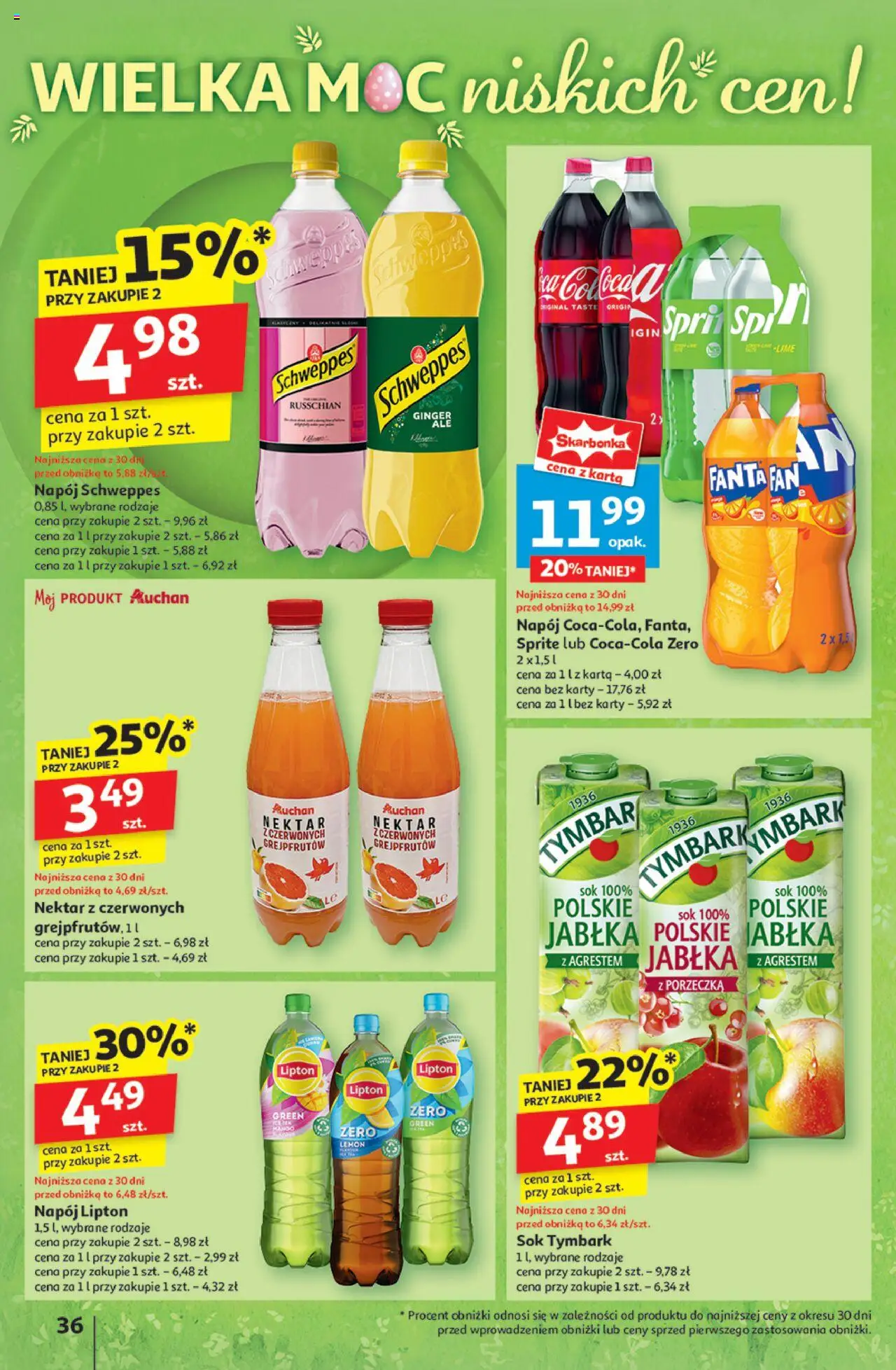 Auchan Wielka Moc Niskich Cen Hipermarket Gazetka ważna od 10.04.2025 do 19.04.2025 strona 38