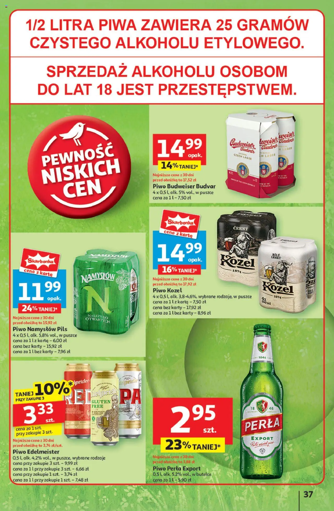 Auchan Wielka Moc Niskich Cen Hipermarket Gazetka ważna od 10.04.2025 do 19.04.2025 strona 39