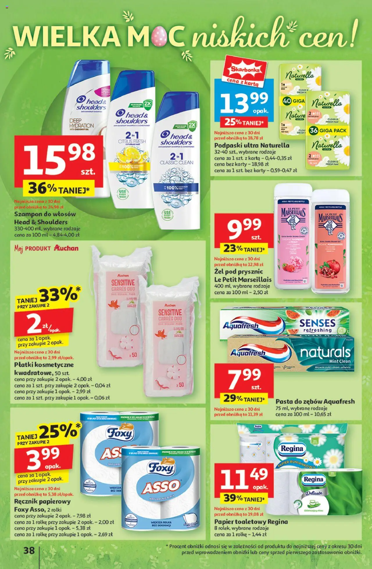 Auchan Wielka Moc Niskich Cen Hipermarket Gazetka ważna od 10.04.2025 do 19.04.2025 strona 40