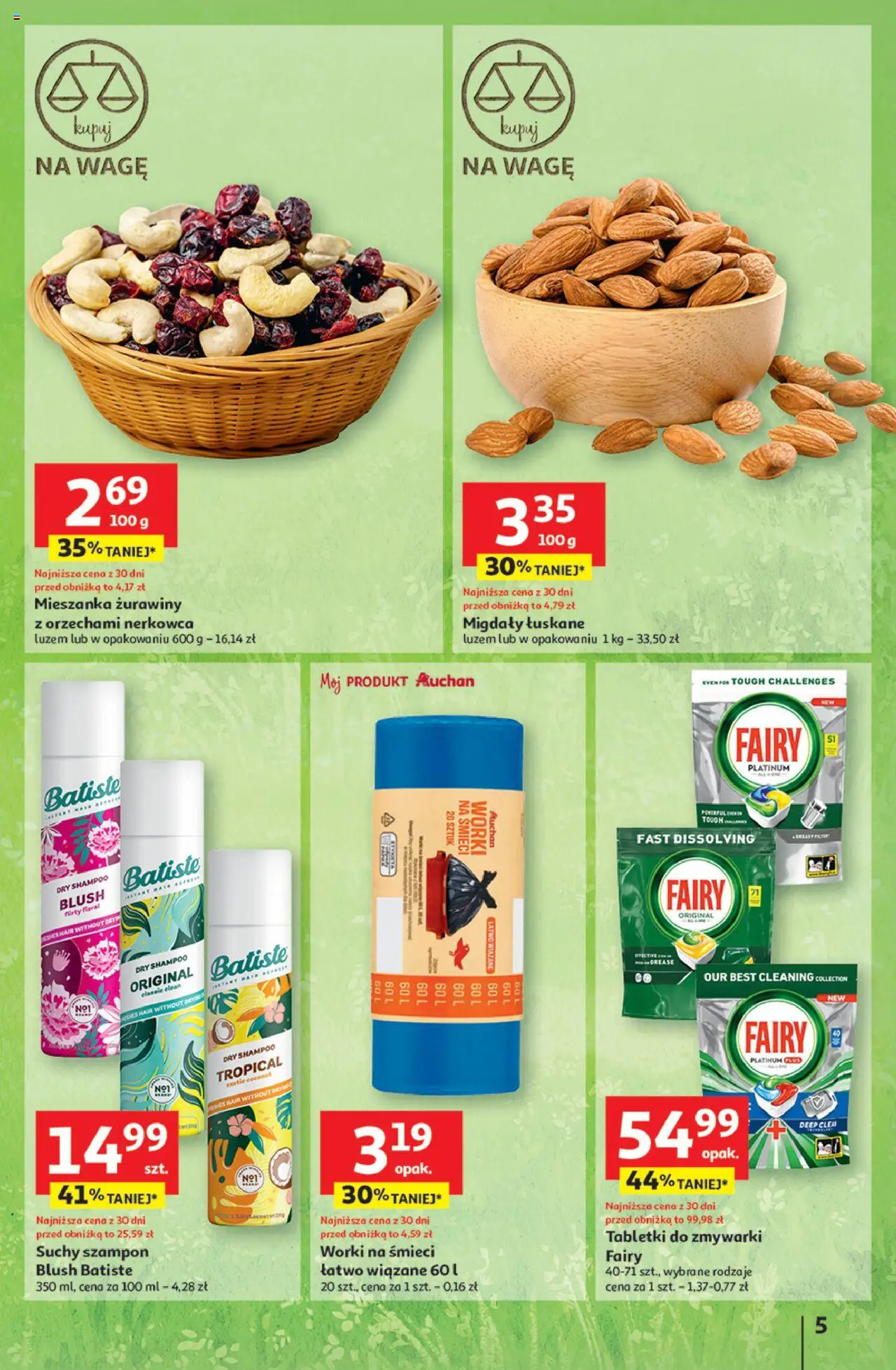 Auchan Wielka Moc Niskich Cen Hipermarket Gazetka ważna od 10.04.2025 do 19.04.2025 strona 5