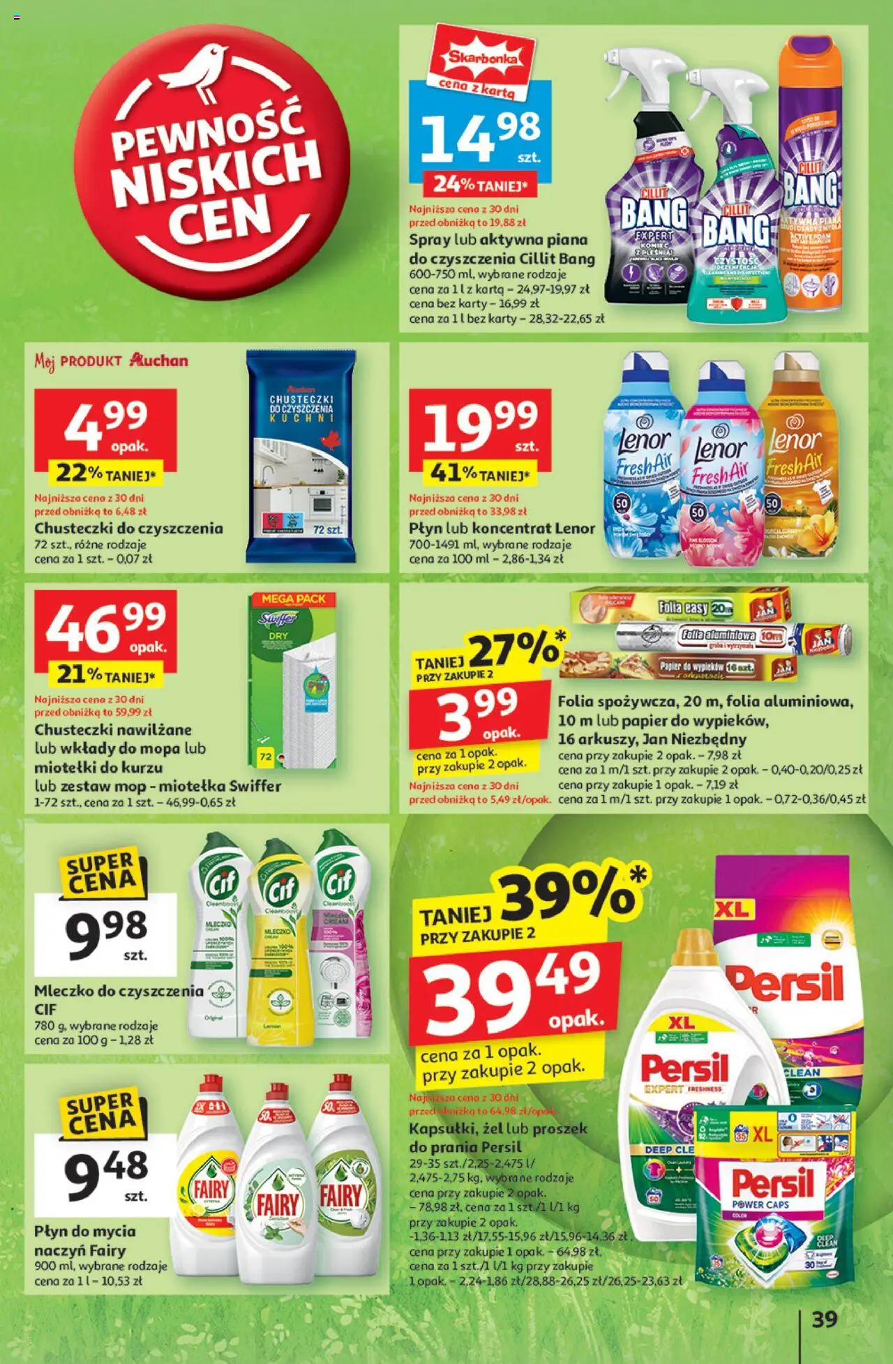 Auchan Wielka Moc Niskich Cen Hipermarket Gazetka ważna od 10.04.2025 do 19.04.2025 strona 41