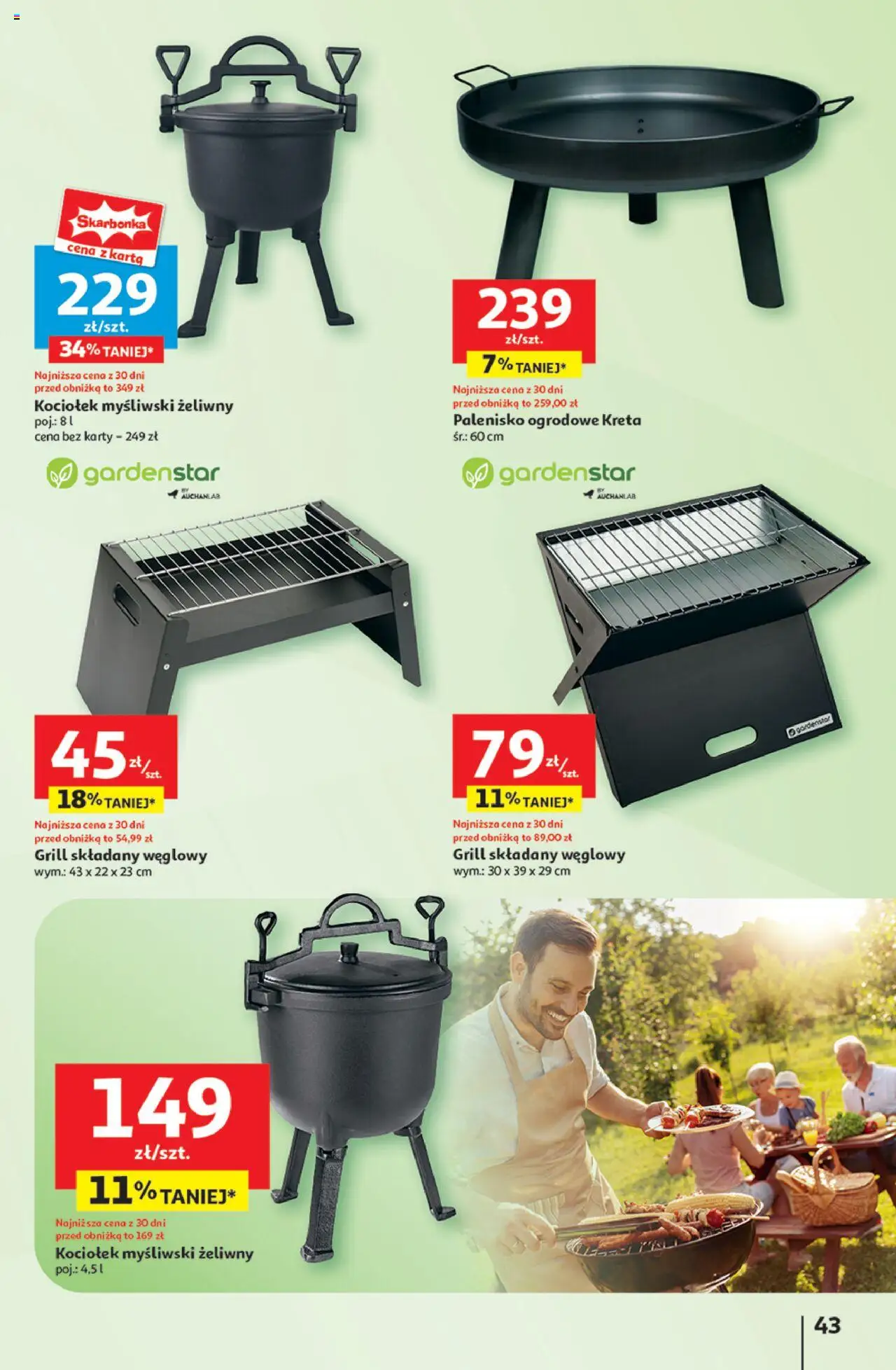 Auchan Wielka Moc Niskich Cen Hipermarket Gazetka ważna od 10.04.2025 do 19.04.2025 strona 44
