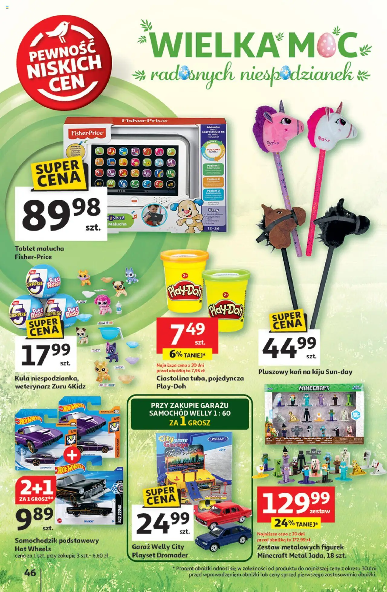 Auchan Wielka Moc Niskich Cen Hipermarket Gazetka ważna od 10.04.2025 do 19.04.2025 strona 47