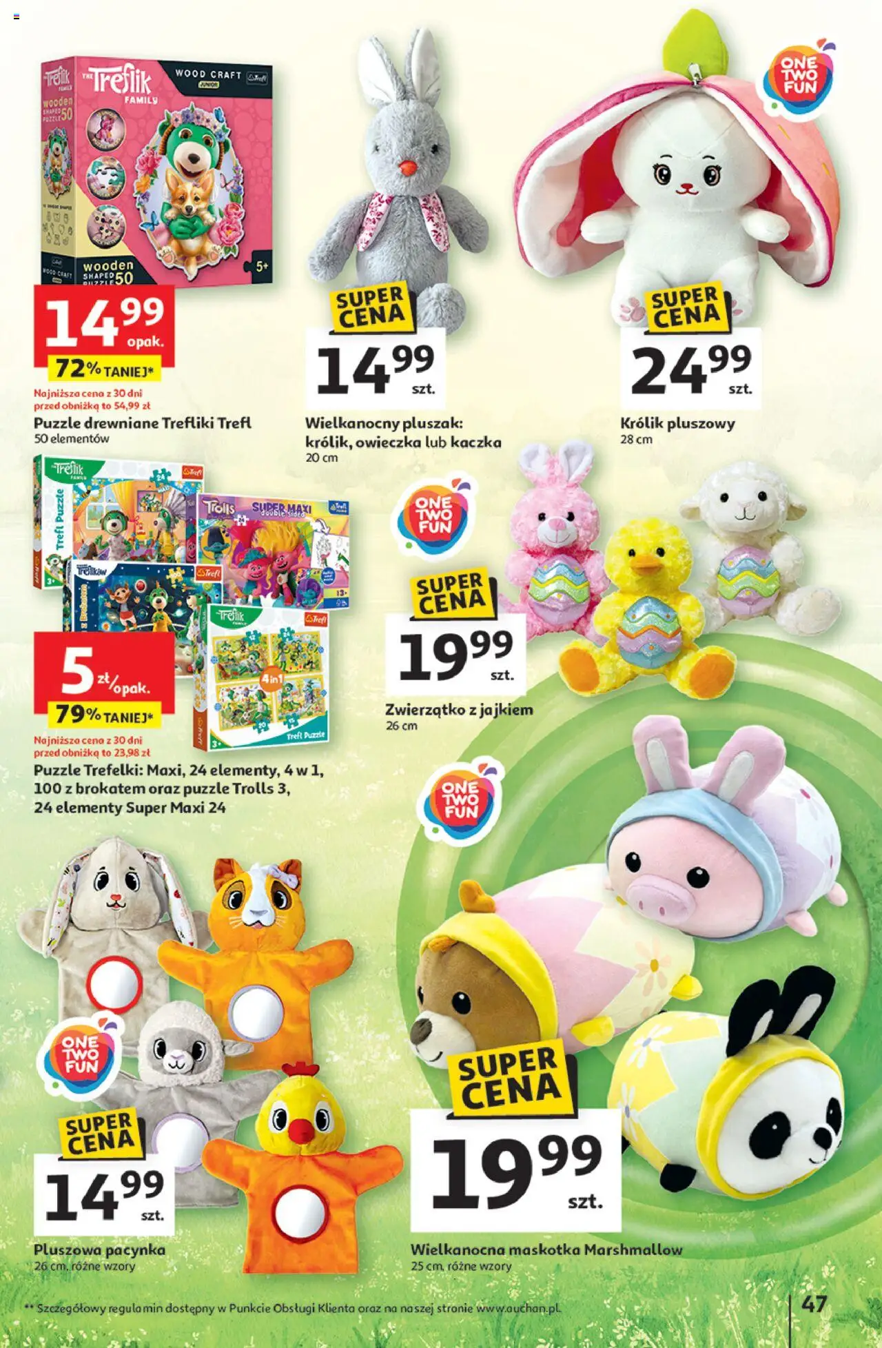 Auchan Wielka Moc Niskich Cen Hipermarket Gazetka ważna od 10.04.2025 do 19.04.2025 strona 48
