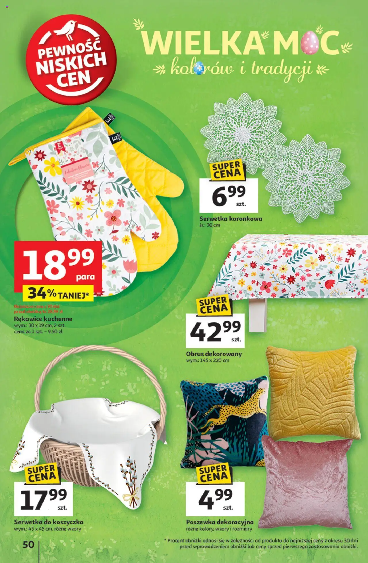 Auchan Wielka Moc Niskich Cen Hipermarket Gazetka ważna od 10.04.2025 do 19.04.2025 strona 51