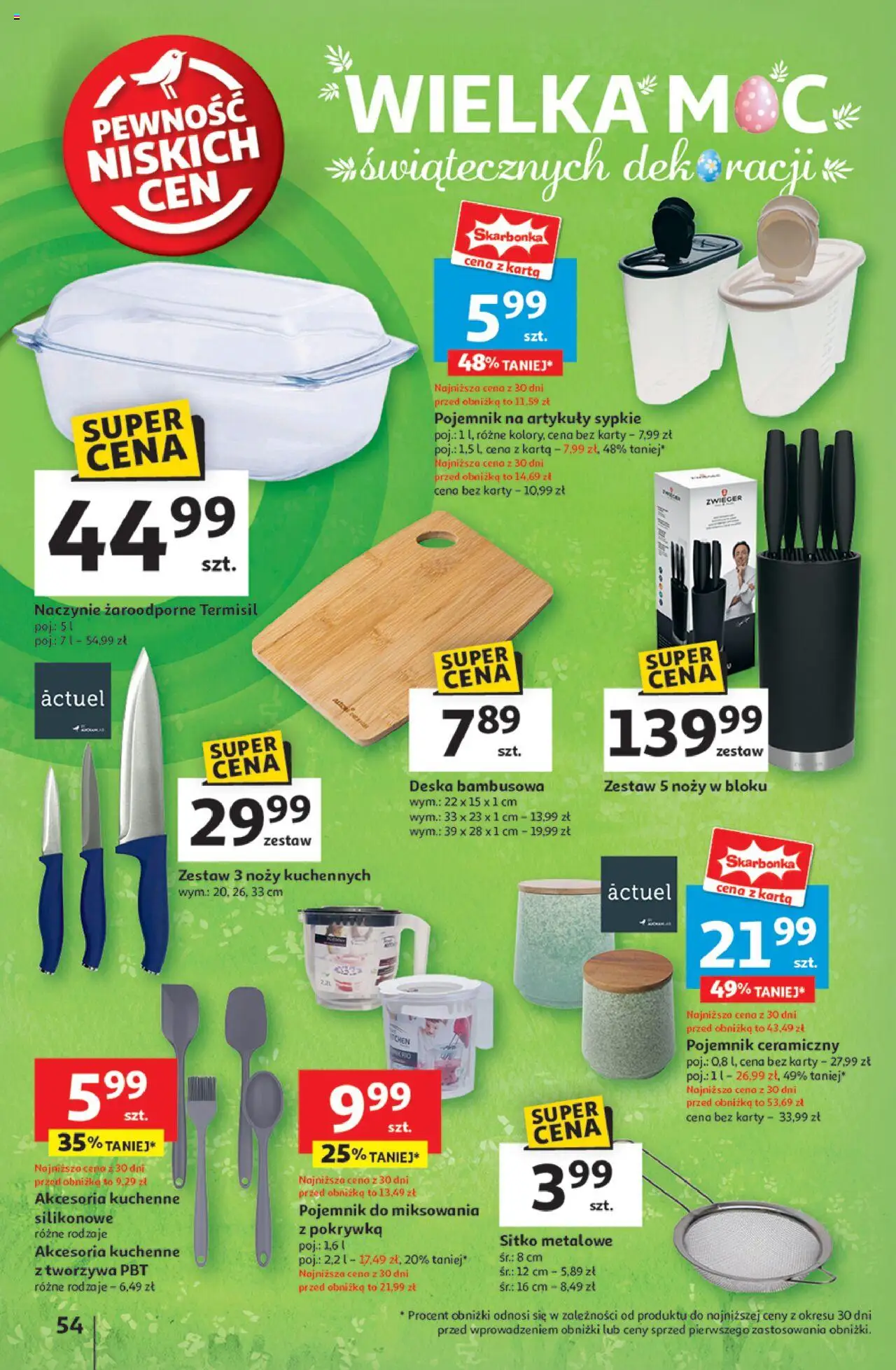 Auchan Wielka Moc Niskich Cen Hipermarket Gazetka ważna od 10.04.2025 do 19.04.2025 strona 55