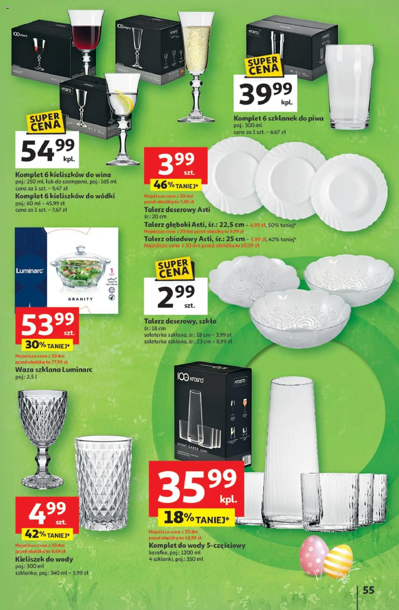 Auchan Wielka Moc Niskich Cen Hipermarket Gazetka ważna od 10.04.2025 do 19.04.2025 strona 56