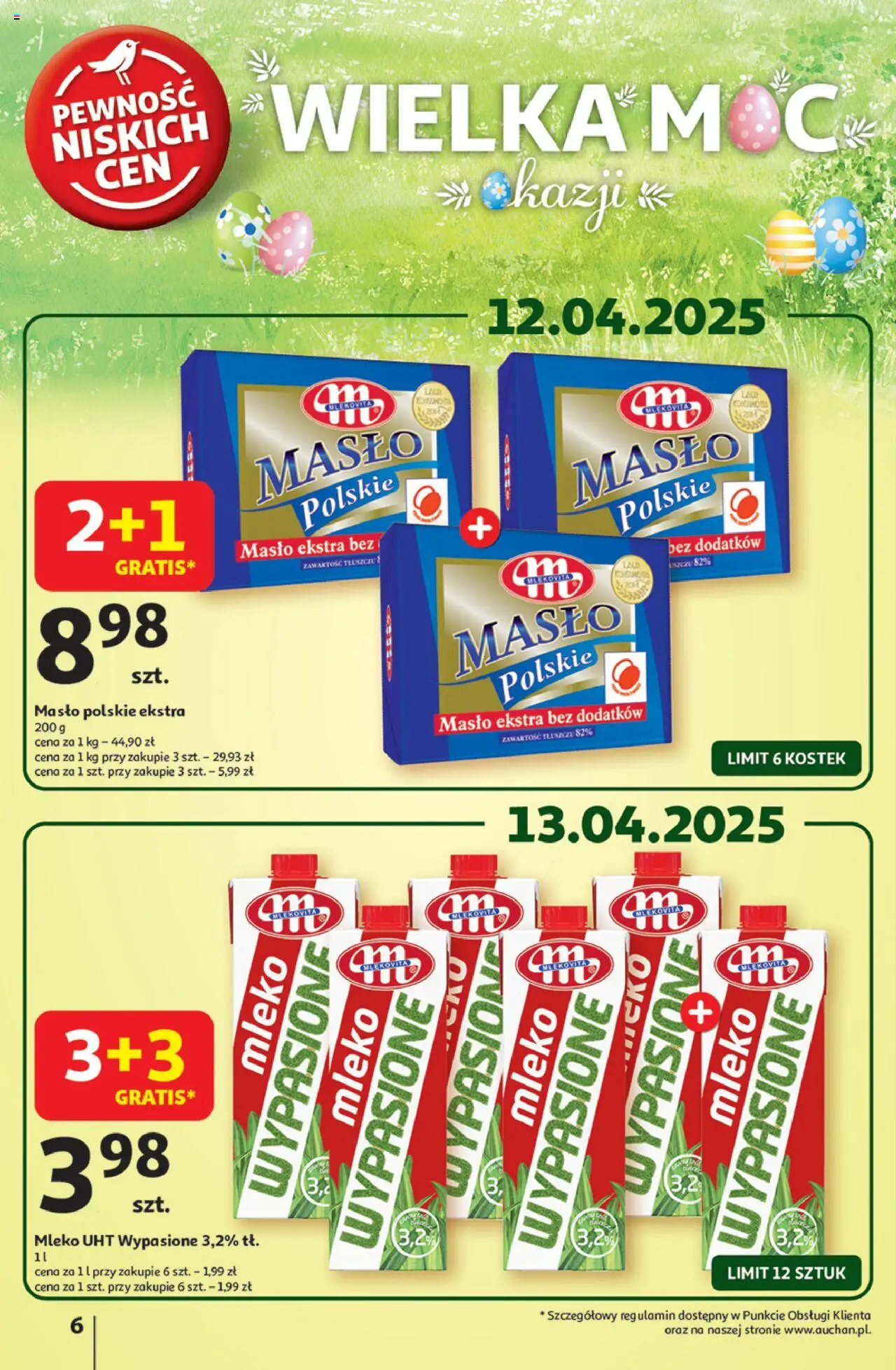Auchan Wielka Moc Niskich Cen Hipermarket Gazetka ważna od 10.04.2025 do 19.04.2025 strona 8