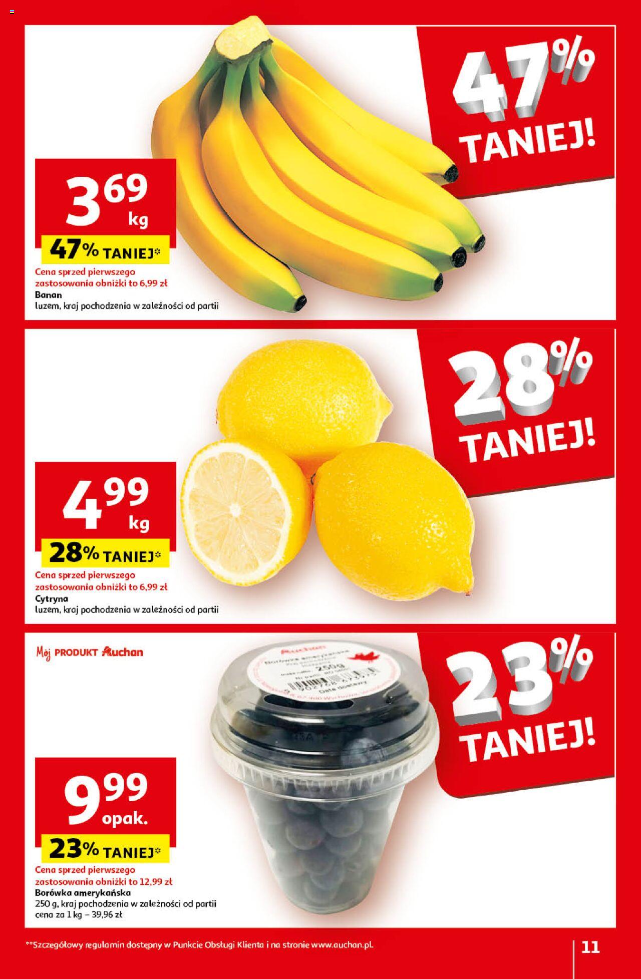 Auchan Wielkanoc z najlepszej cenie! Część 1. Hipermarket Gazetka ważna od 14.03.2024 do 20.03.2024 strona 11