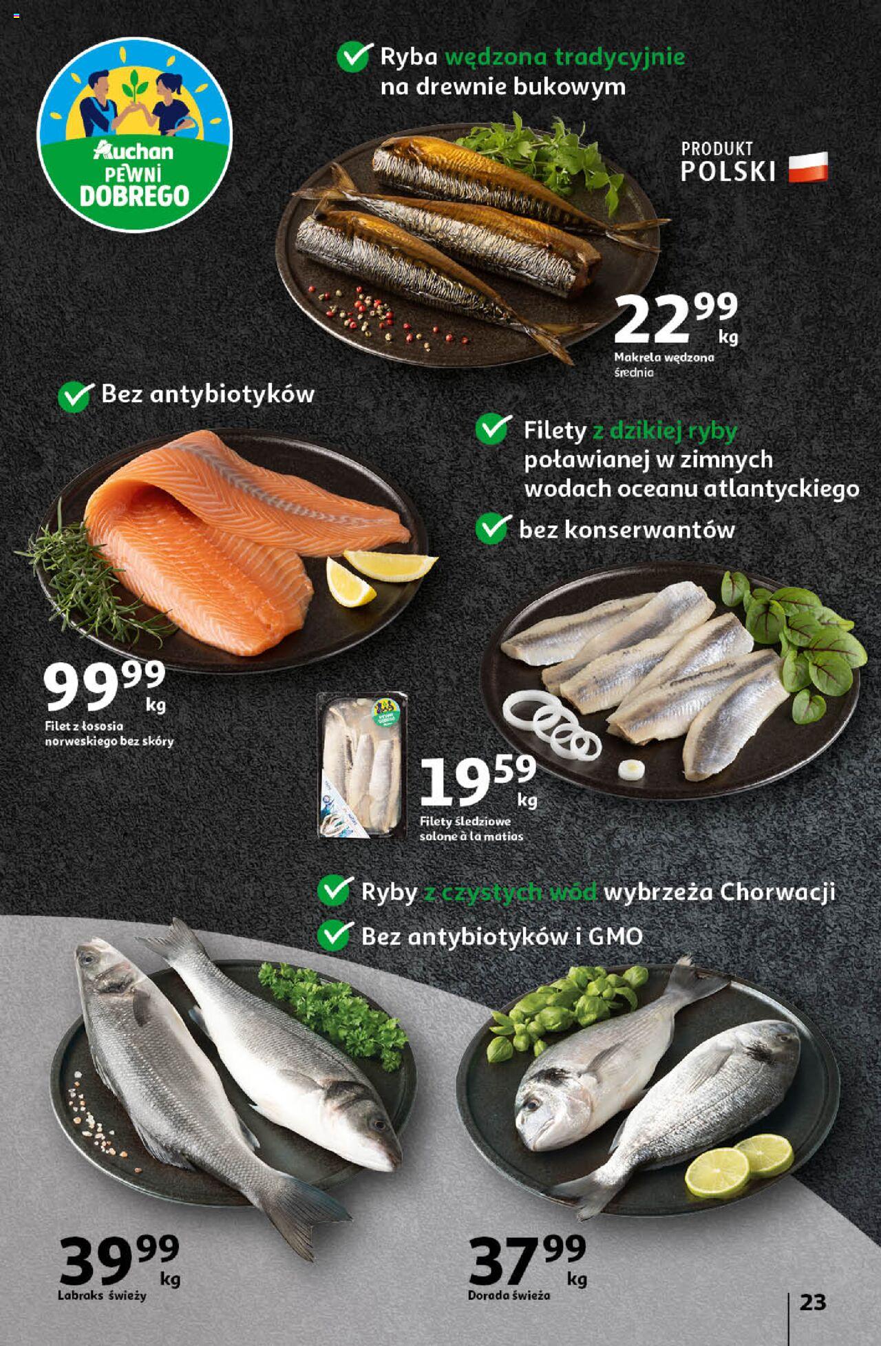 Auchan Wielkanoc z najlepszej cenie! Część 1. Hipermarket Gazetka ważna od 14.03.2024 do 20.03.2024 strona 23