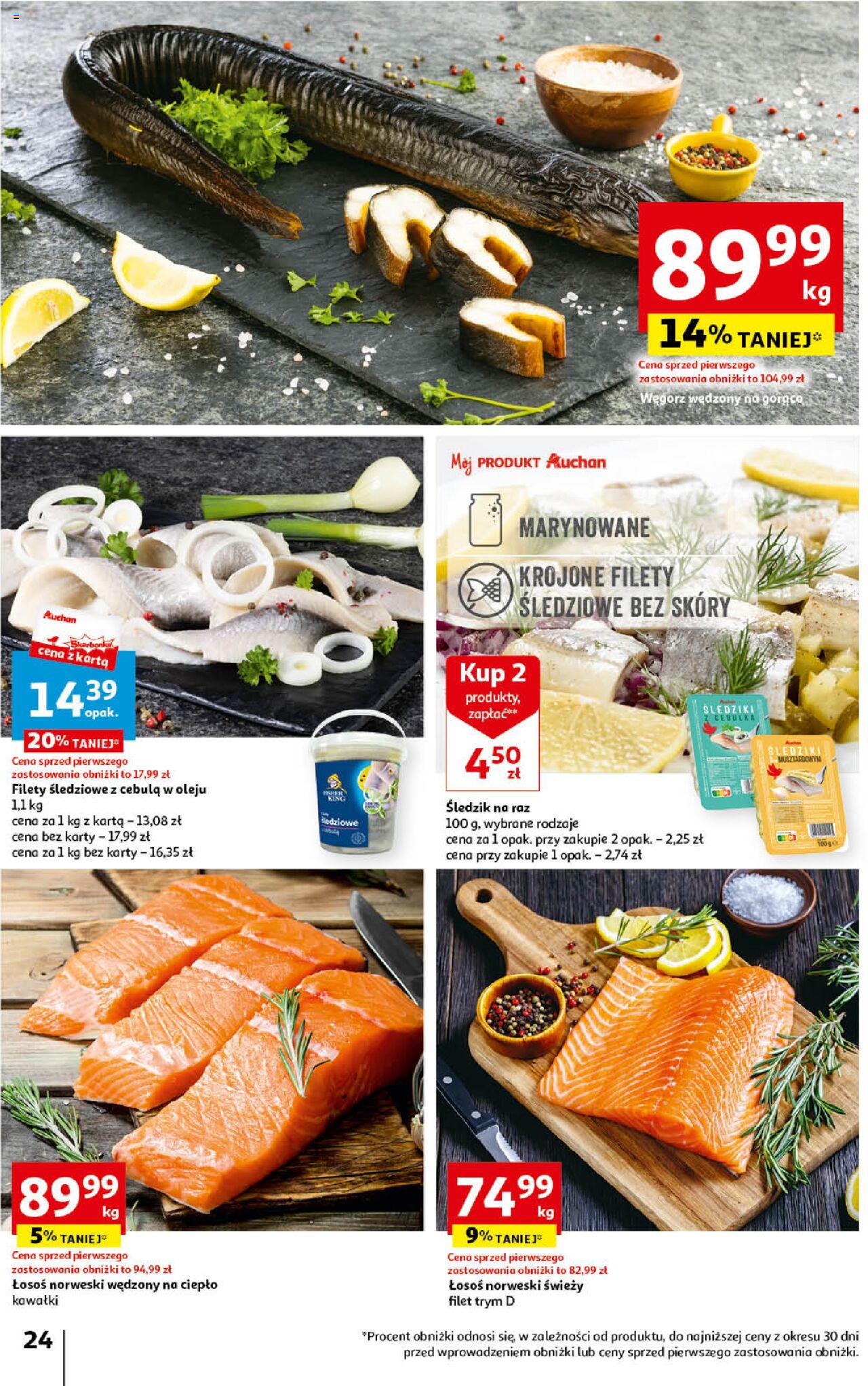 Auchan Wielkanoc z najlepszej cenie! Część 1. Hipermarket Gazetka ważna od 14.03.2024 do 20.03.2024 strona 24