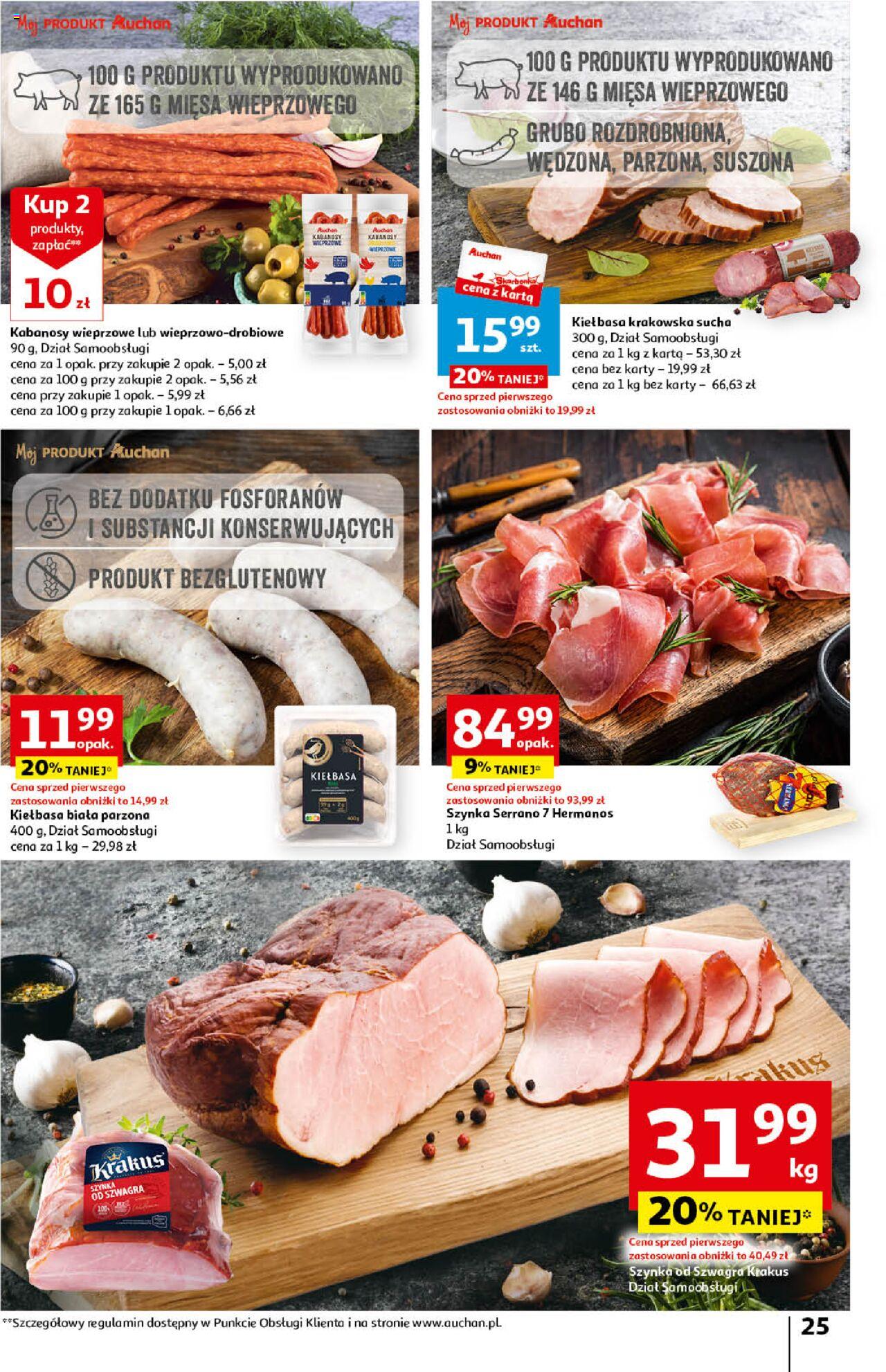 Auchan Wielkanoc z najlepszej cenie! Część 1. Hipermarket Gazetka ważna od 14.03.2024 do 20.03.2024 strona 25
