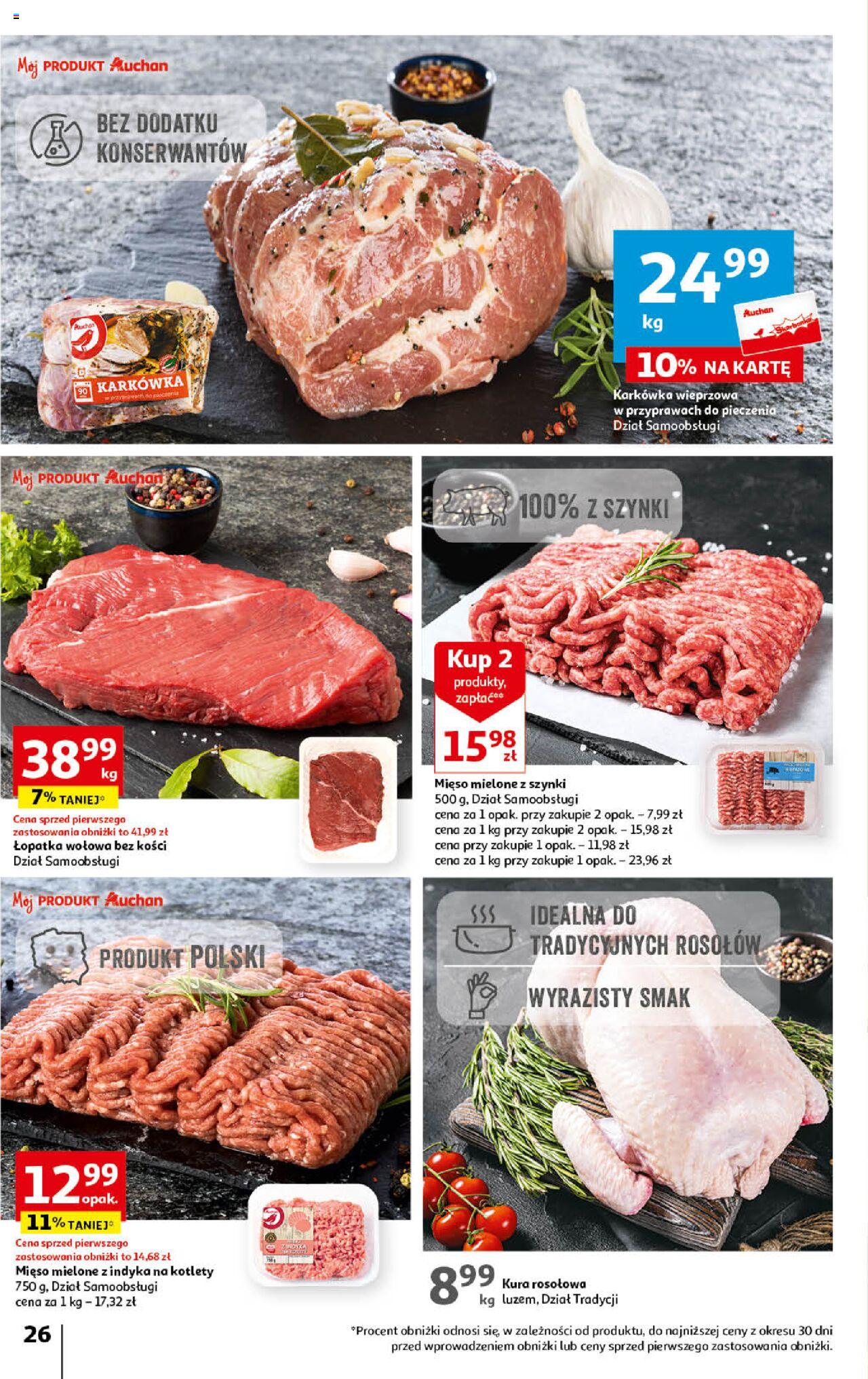 Auchan Wielkanoc z najlepszej cenie! Część 1. Hipermarket Gazetka ważna od 14.03.2024 do 20.03.2024 strona 26