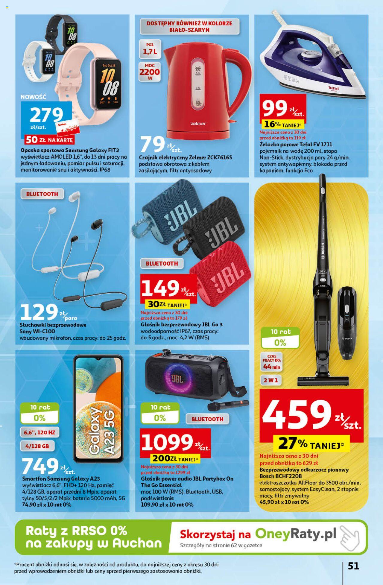 Auchan Wielkanoc z najlepszej cenie! Część 1. Hipermarket Gazetka ważna od 14.03.2024 do 20.03.2024 strona 51