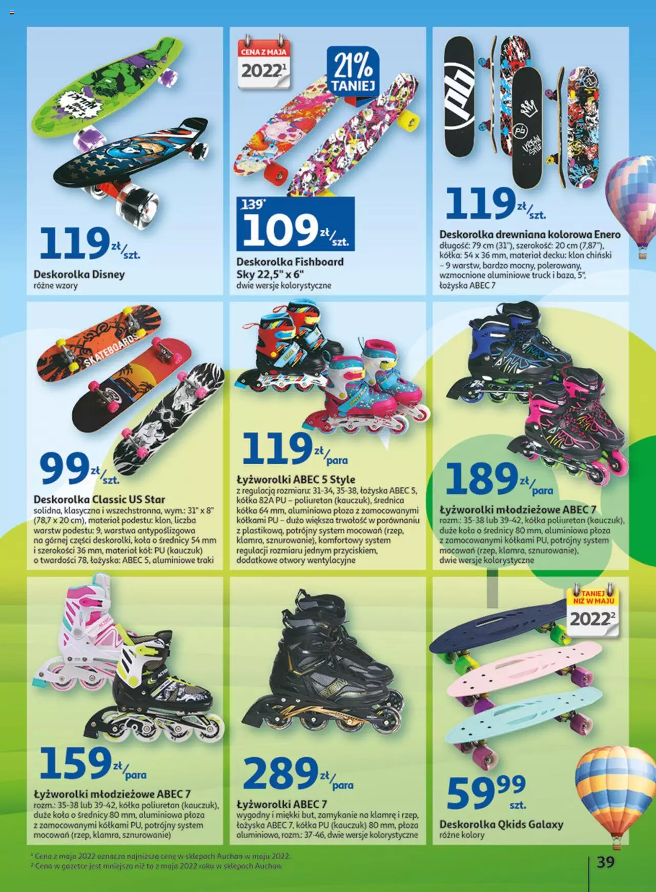 Auchan Wielkie majowe odkrycia cenowe część #4 Hipermarket Gazetka ważna od 18.05.2023 do 27.05.2023 strona 39