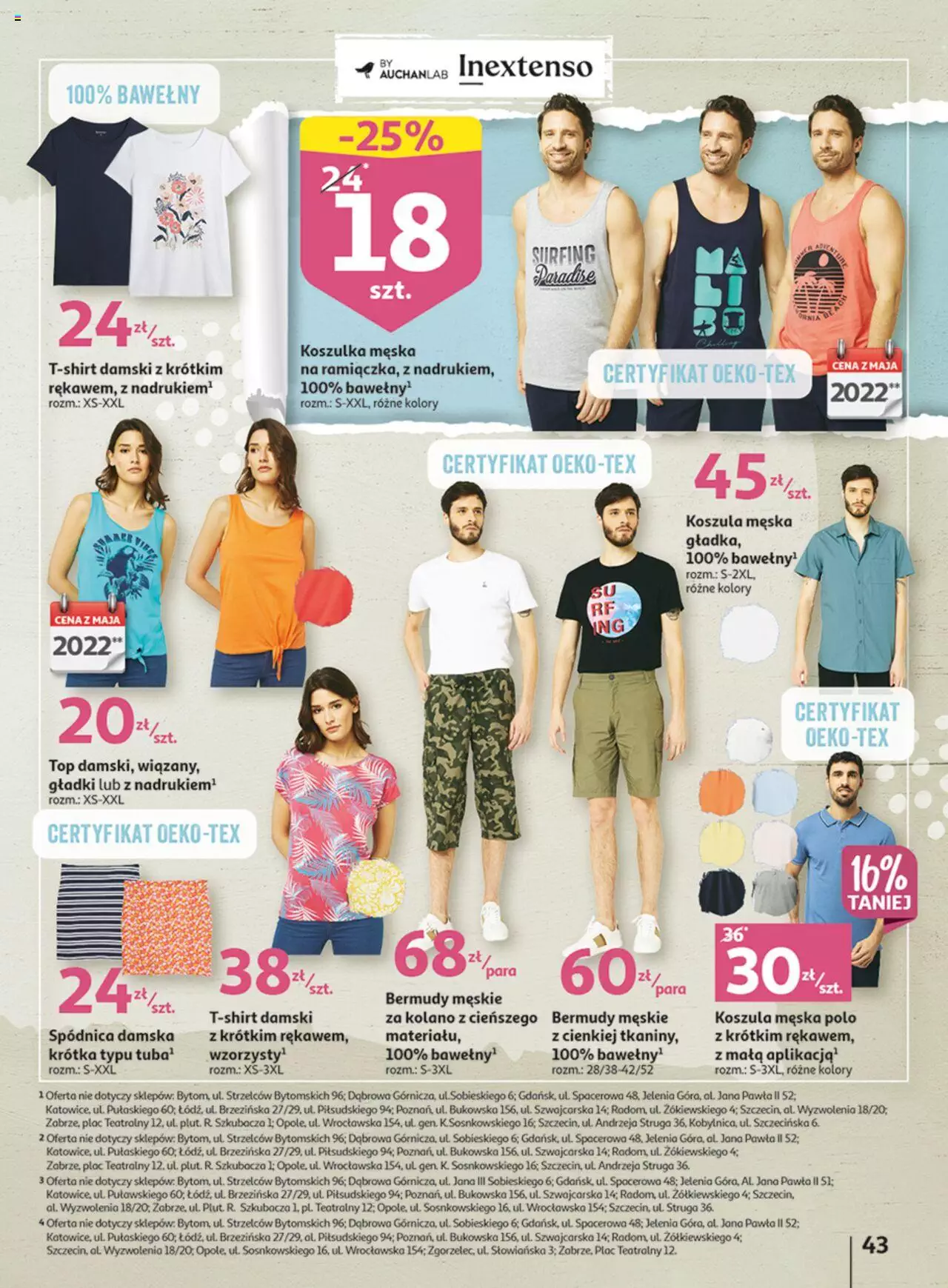 Auchan Wielkie majowe odkrycia cenowe część #4 Hipermarket Gazetka ważna od 18.05.2023 do 27.05.2023 strona 43