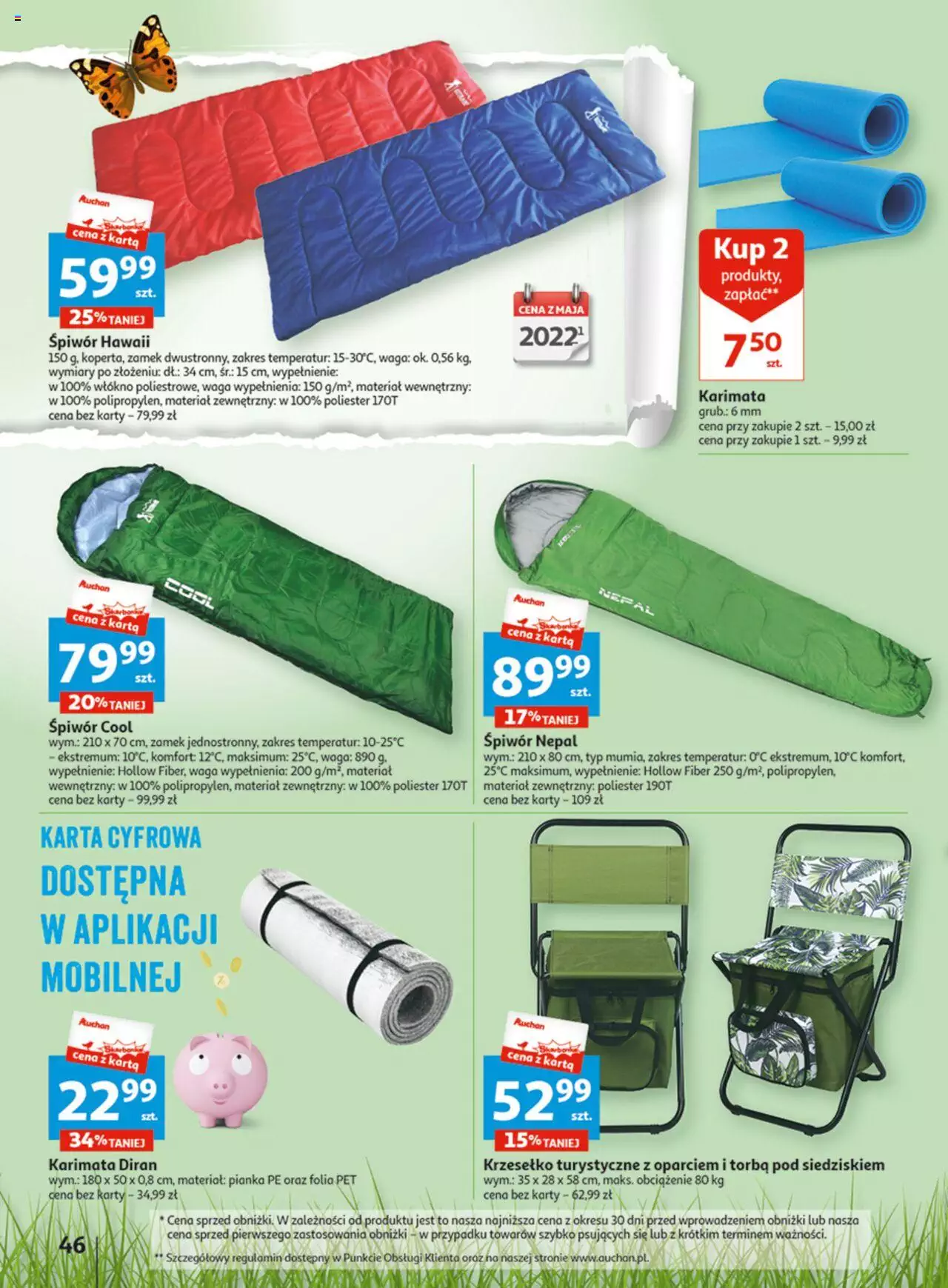 Auchan Wielkie majowe odkrycia cenowe część #4 Hipermarket Gazetka ważna od 18.05.2023 do 27.05.2023 strona 46