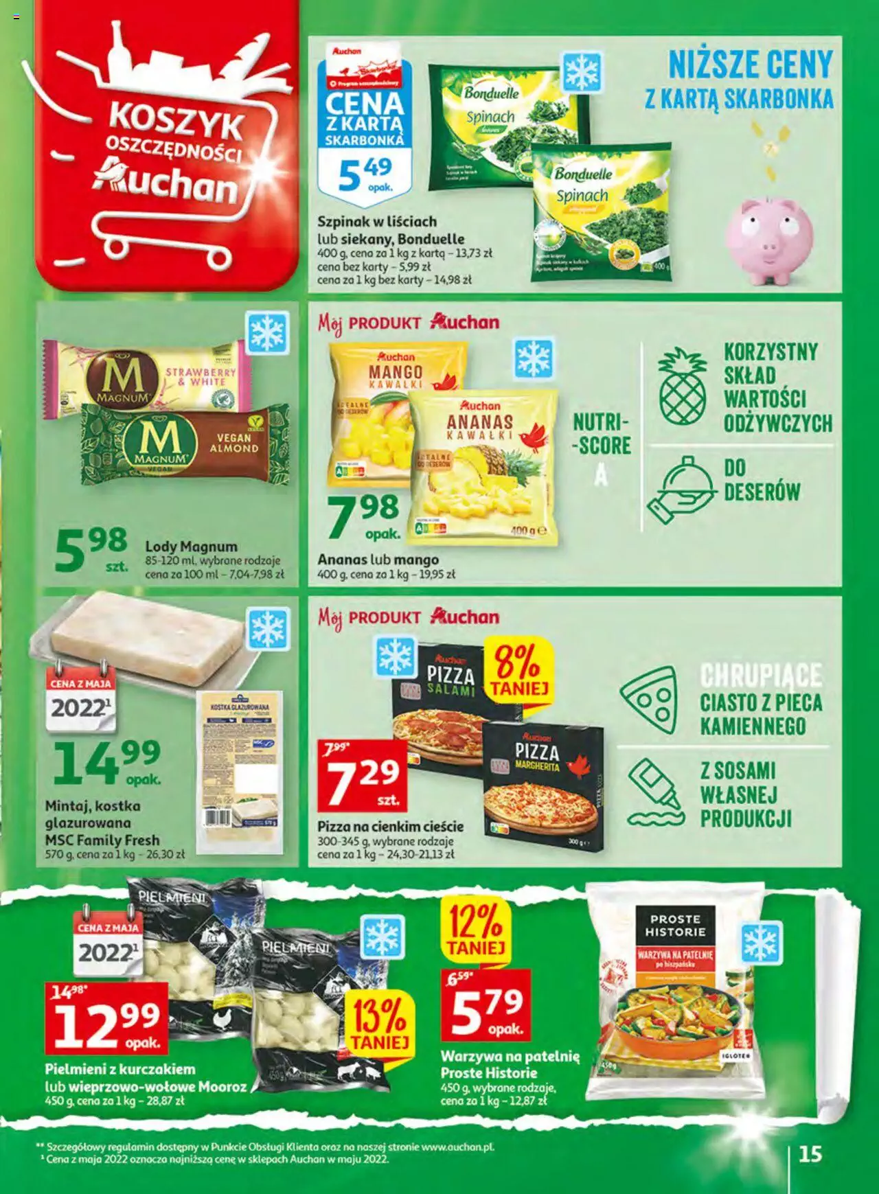 Auchan Wielkie majowe odkrycia cenowe Hipermarket Gazetka ważna od 27.04.2023 do 02.05.2023 strona 14