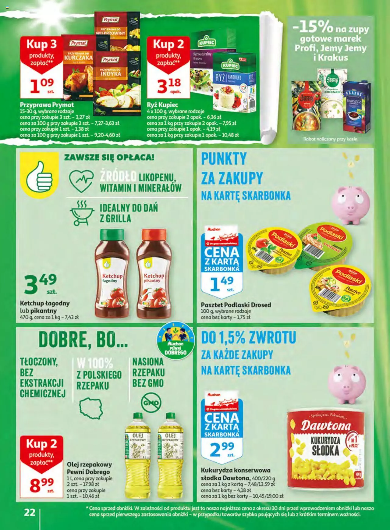 Auchan Wielkie majowe odkrycia cenowe Hipermarket Gazetka ważna od 27.04.2023 do 02.05.2023 strona 21