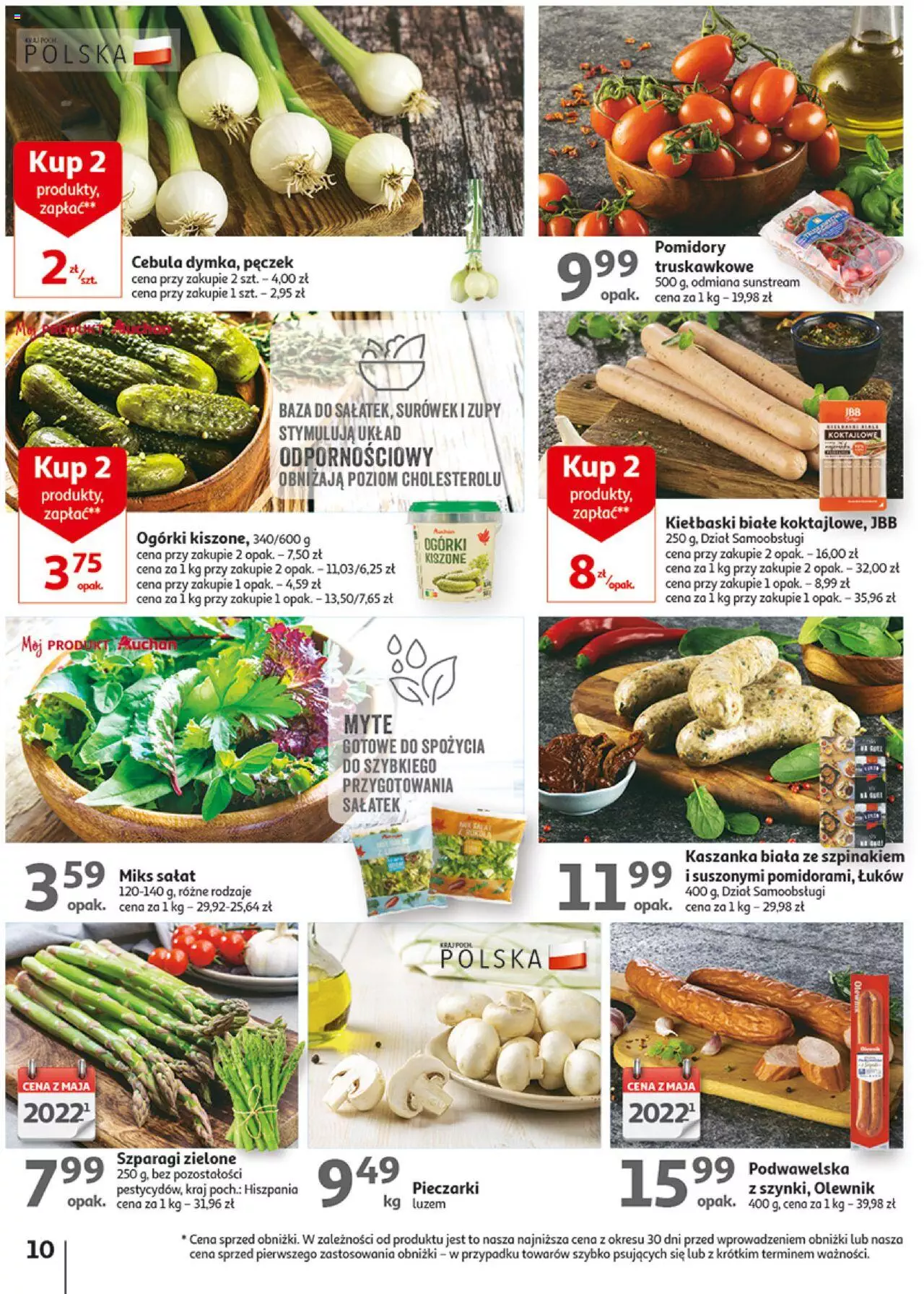 Auchan Wielkie majowe odkrycia cenowe Hipermarket Gazetka ważna od 27.04.2023 do 02.05.2023 strona 9