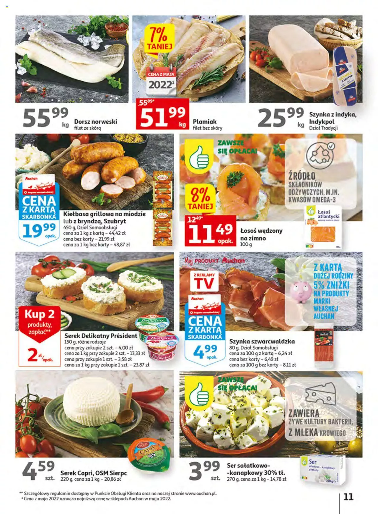 Auchan Wielkie majowe odkrycia cenowe Hipermarket Gazetka ważna od 27.04.2023 do 02.05.2023 strona 10
