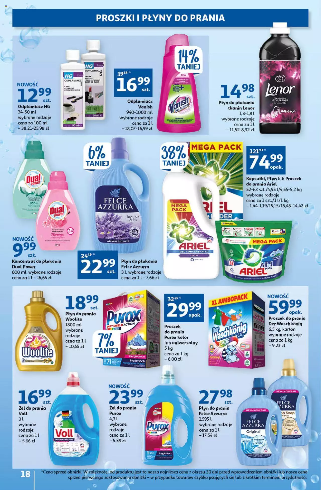 Auchan Wielkie Porządki w niskich cenach Hipermarket Gazetka ważna  od 16.02.2023 do 22.02.2023 strona 18