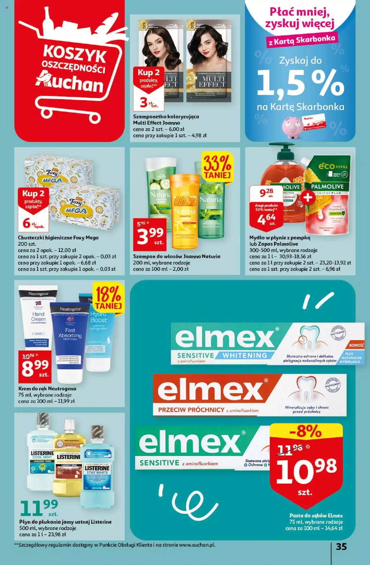 Auchan Wielkie Porządki w niskich cenach Hipermarket Gazetka ważna  od 16.02.2023 do 22.02.2023 strona 35